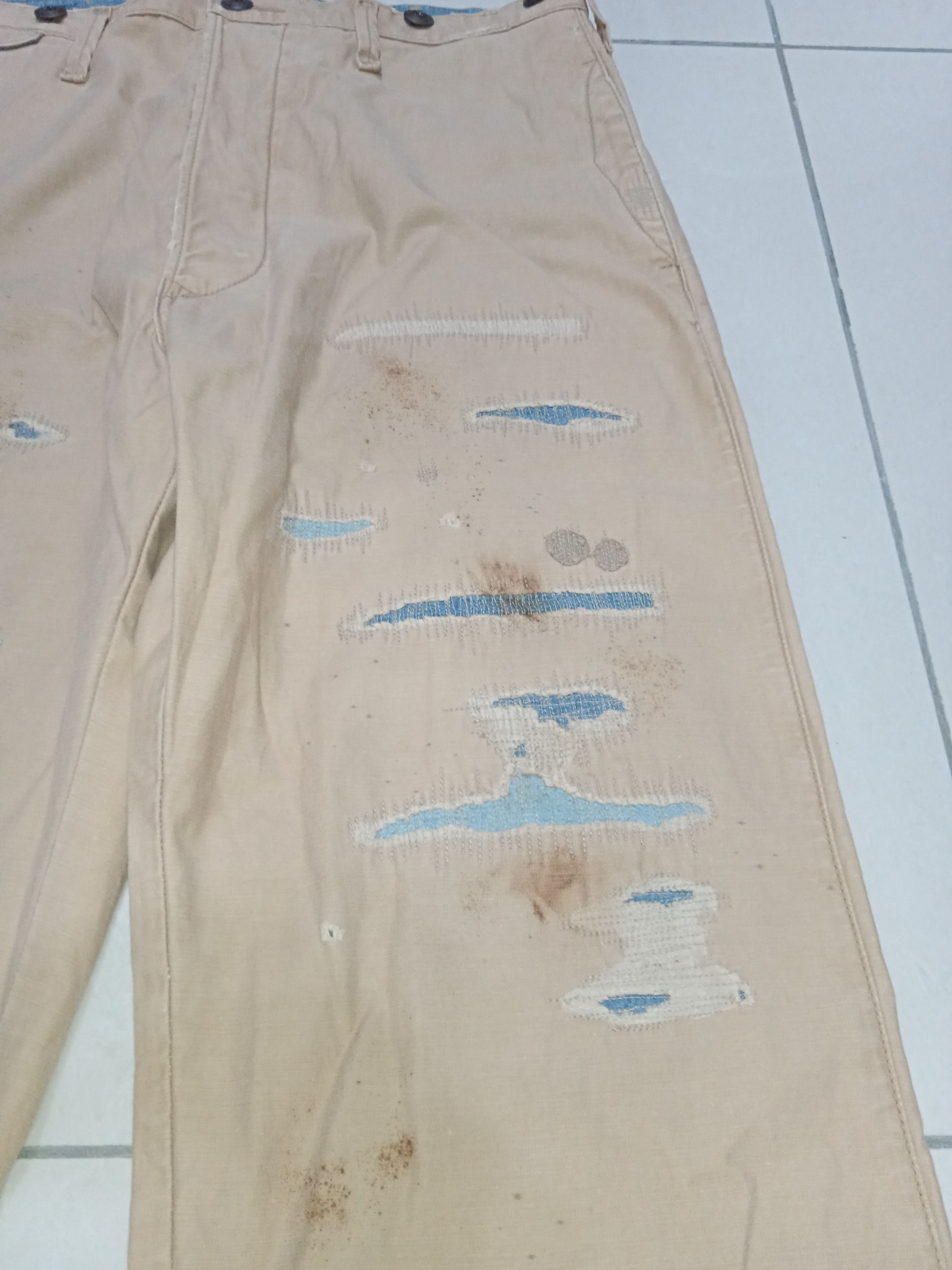 Japanese Brand × Jelado Jelado Patchwork Officer Pants Size US 33 - 10 Thumbnail