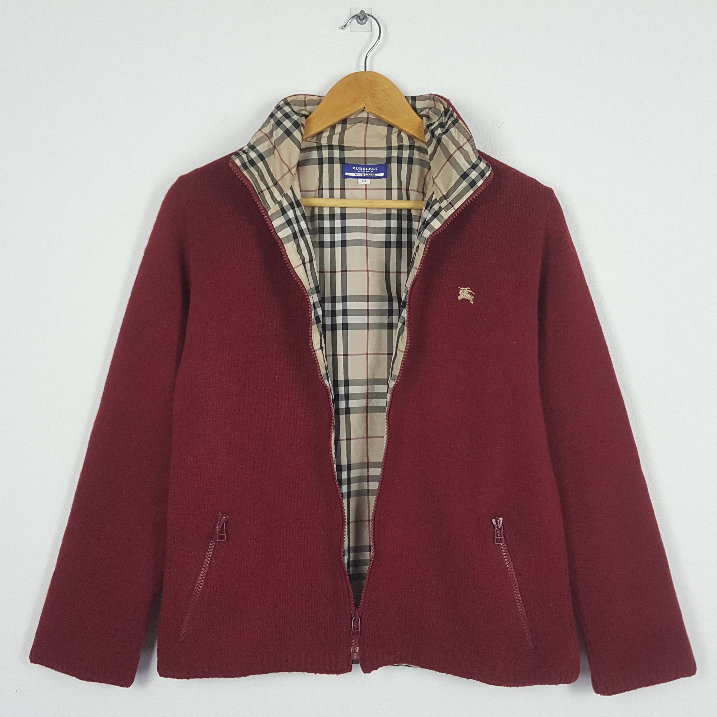 Burberry × Vintage Vintage BURBERRY nova check long sleeve jacket Size US M / EU 48-50 / 2 - 1 Thumbnail
