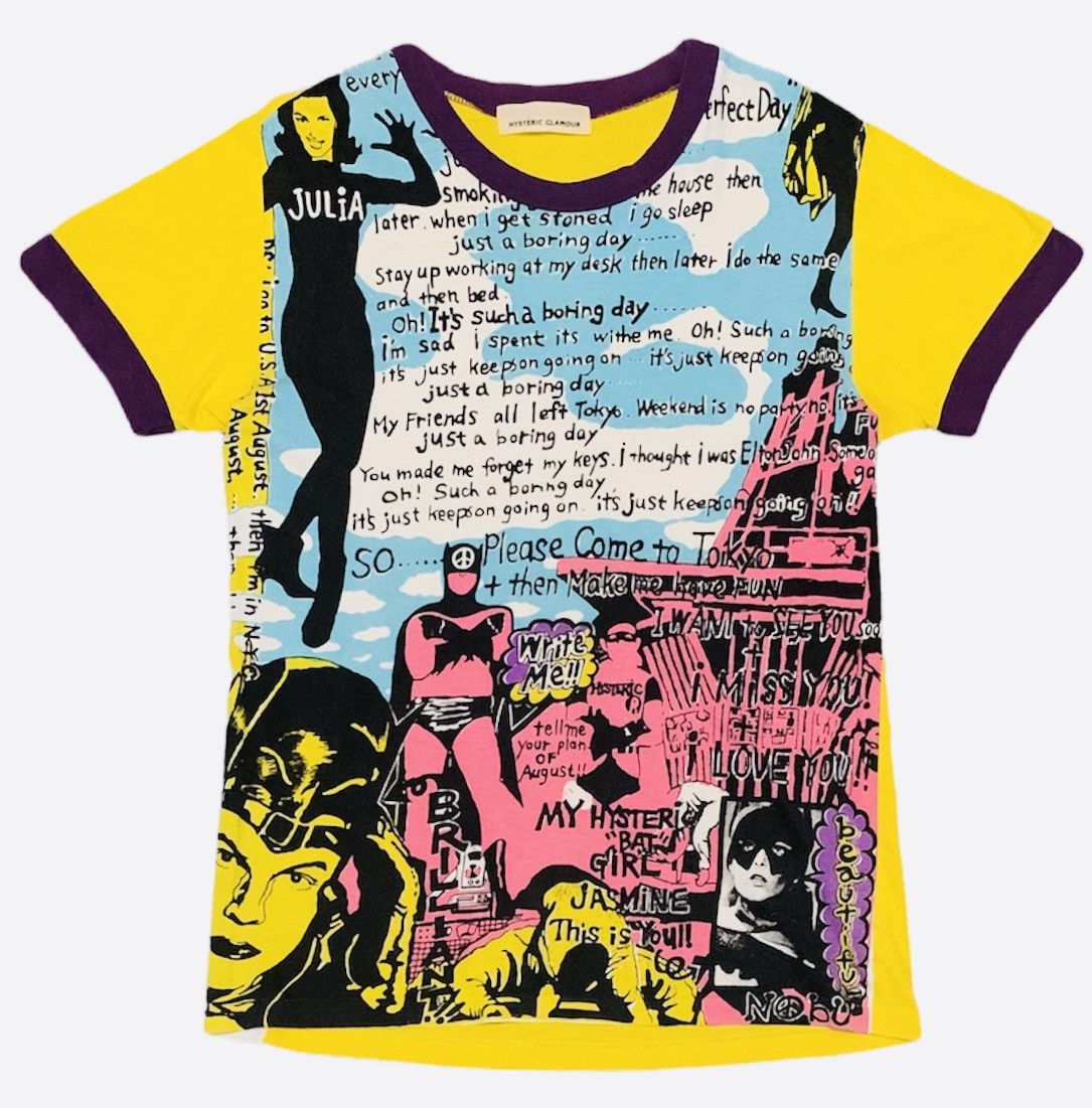 Rare Design Vintage Hysteric Glamour X Marvel T-shirt 2000s