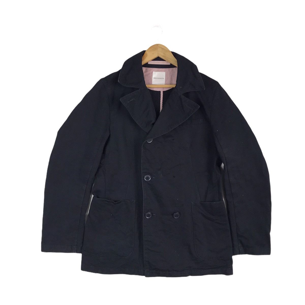 Boycott × Japanese Brand Vintage Boycott Japanese Brand Peacoat Coat Jacket Size US S / EU 44-46 / 1 - 1 Thumbnail