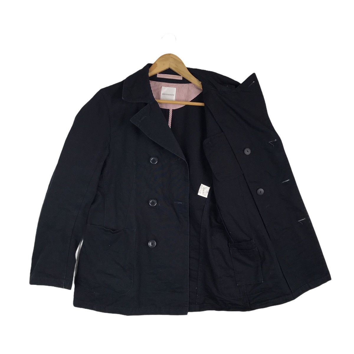 Boycott × Japanese Brand Vintage Boycott Japanese Brand Peacoat Coat Jacket Size US S / EU 44-46 / 1 - 4 Thumbnail