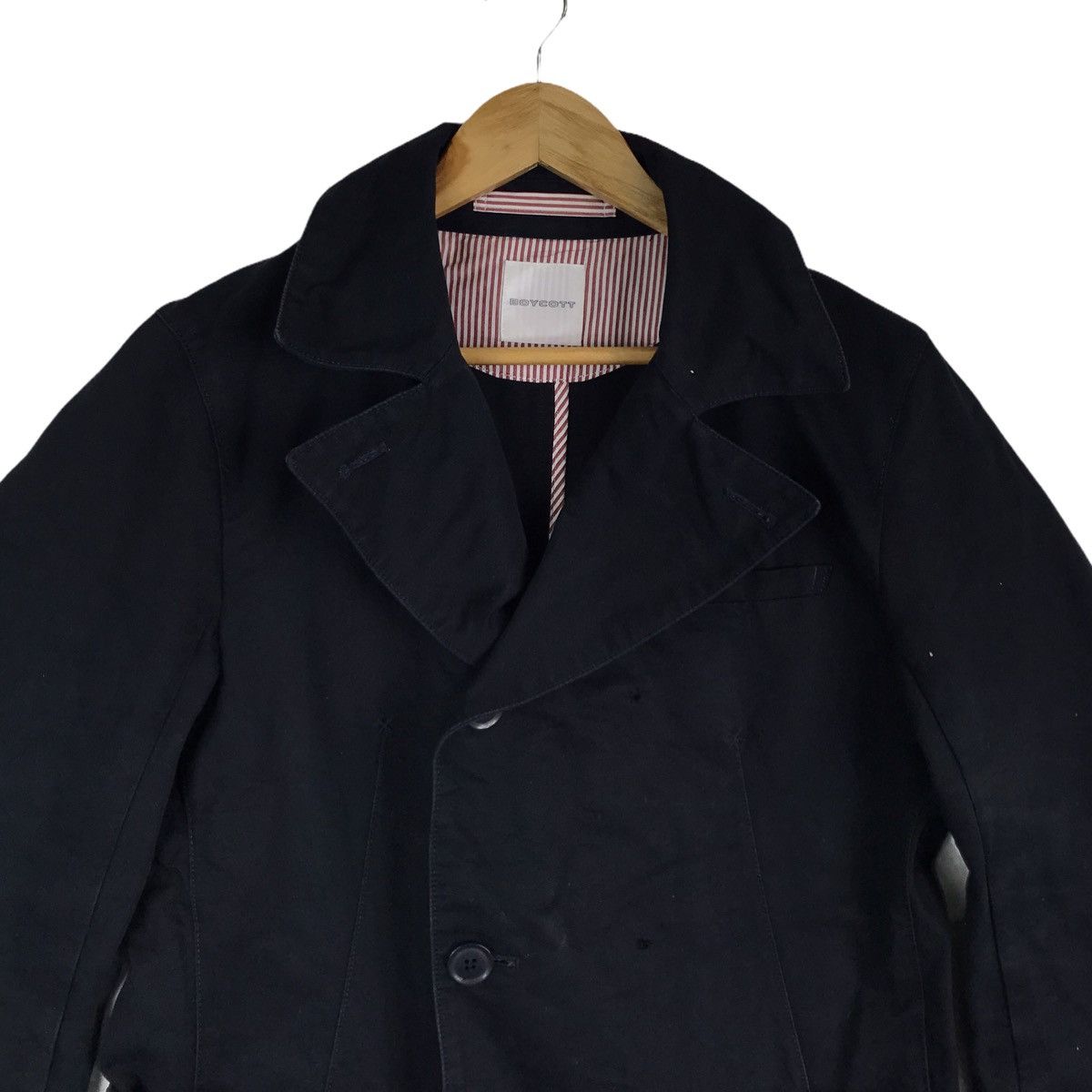 Boycott × Japanese Brand Vintage Boycott Japanese Brand Peacoat Coat Jacket Size US S / EU 44-46 / 1 - 2 Thumbnail