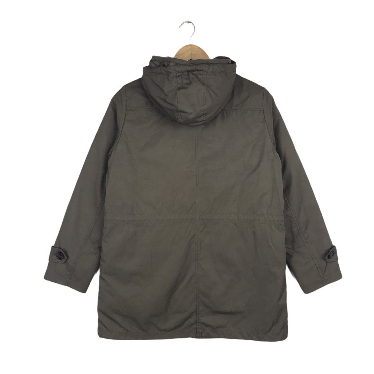 Vintage Vintage ELLE Olive Green Hoodie Zip Up Parka Coat Jacket Size US S / EU 44-46 / 1 - 4 Thumbnail
