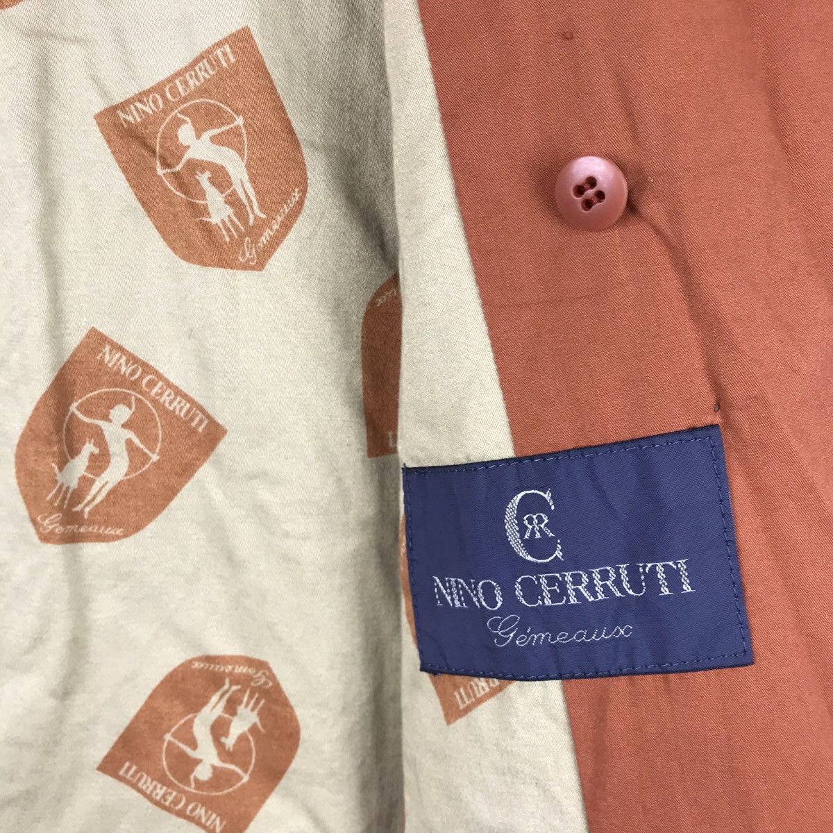 Cerruti 1881 Vintage 90s Nino Cerruti Trench Coat Size US L / EU 52-54 / 3 - 9 Thumbnail
