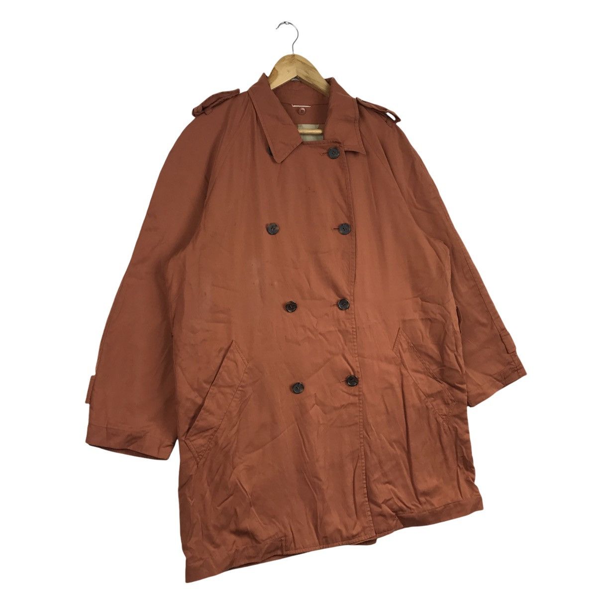 Cerruti 1881 Vintage 90s Nino Cerruti Trench Coat Size US L / EU 52-54 / 3 - 2 Thumbnail