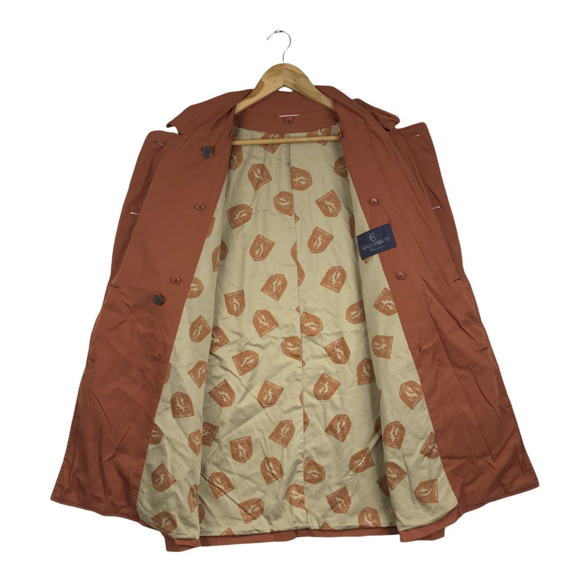 Cerruti 1881 Vintage 90s Nino Cerruti Trench Coat Size US L / EU 52-54 / 3 - 7 Thumbnail