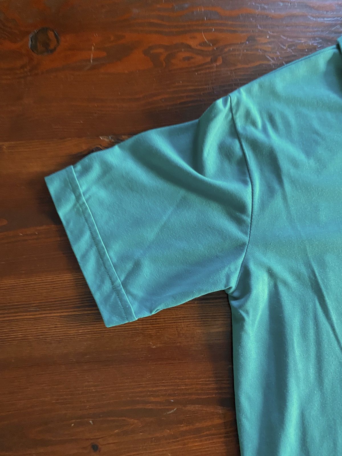 Vintage Vintage 80’s Sparetime V Neck Teal Short Sleeve Polo Size US L / EU 52-54 / 3 - 5 Thumbnail