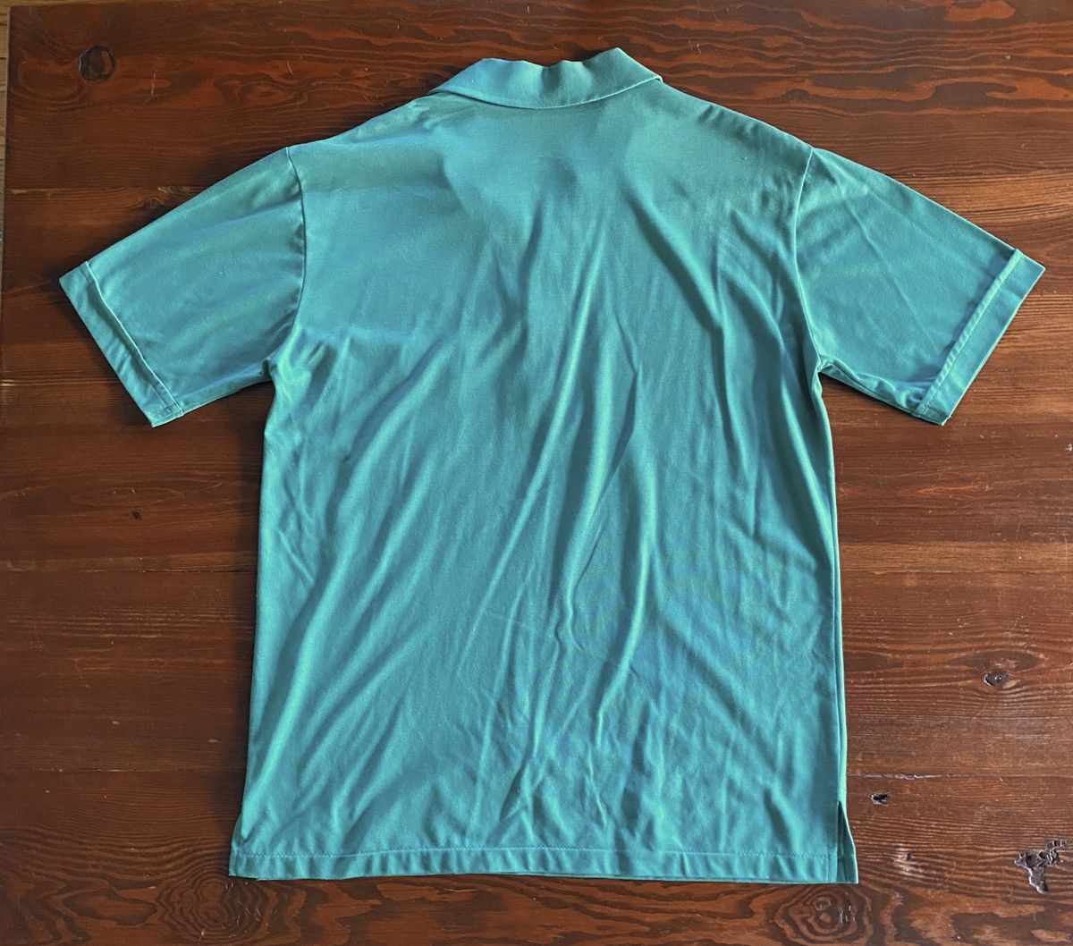 Vintage Vintage 80’s Sparetime V Neck Teal Short Sleeve Polo Size US L / EU 52-54 / 3 - 7 Thumbnail
