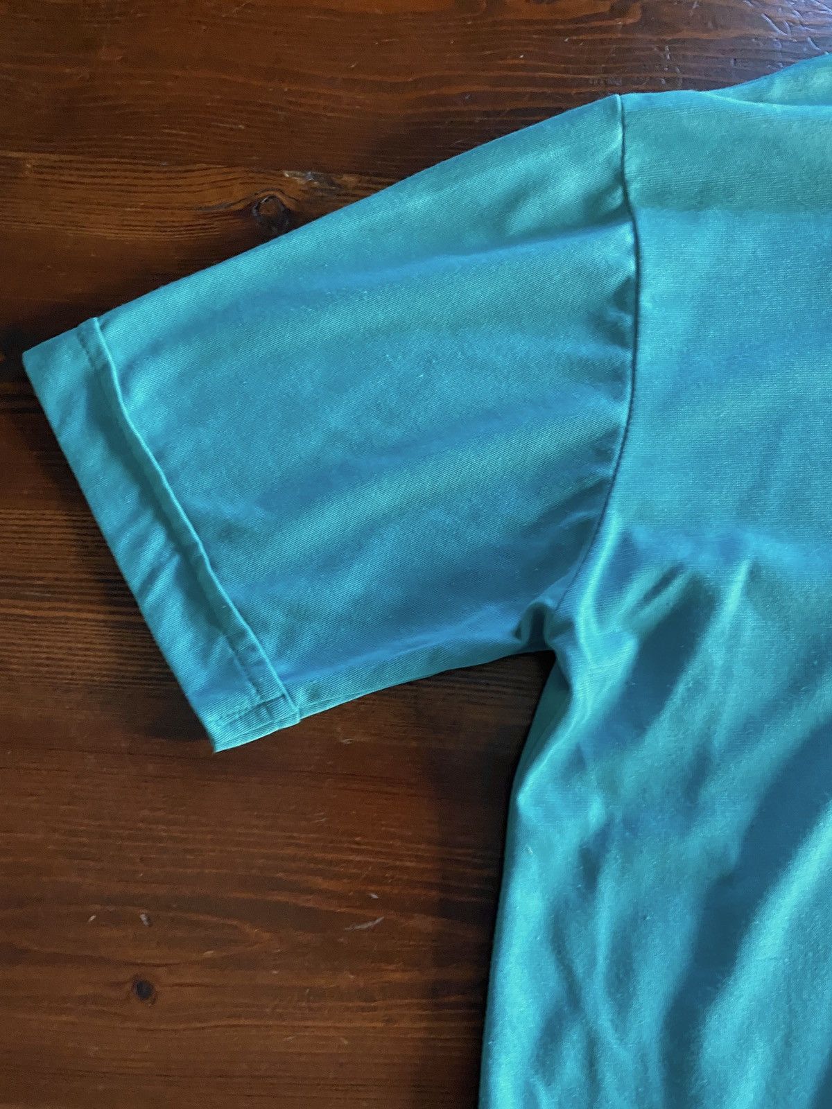 Vintage Vintage 80’s Sparetime V Neck Teal Short Sleeve Polo Size US L / EU 52-54 / 3 - 9 Thumbnail