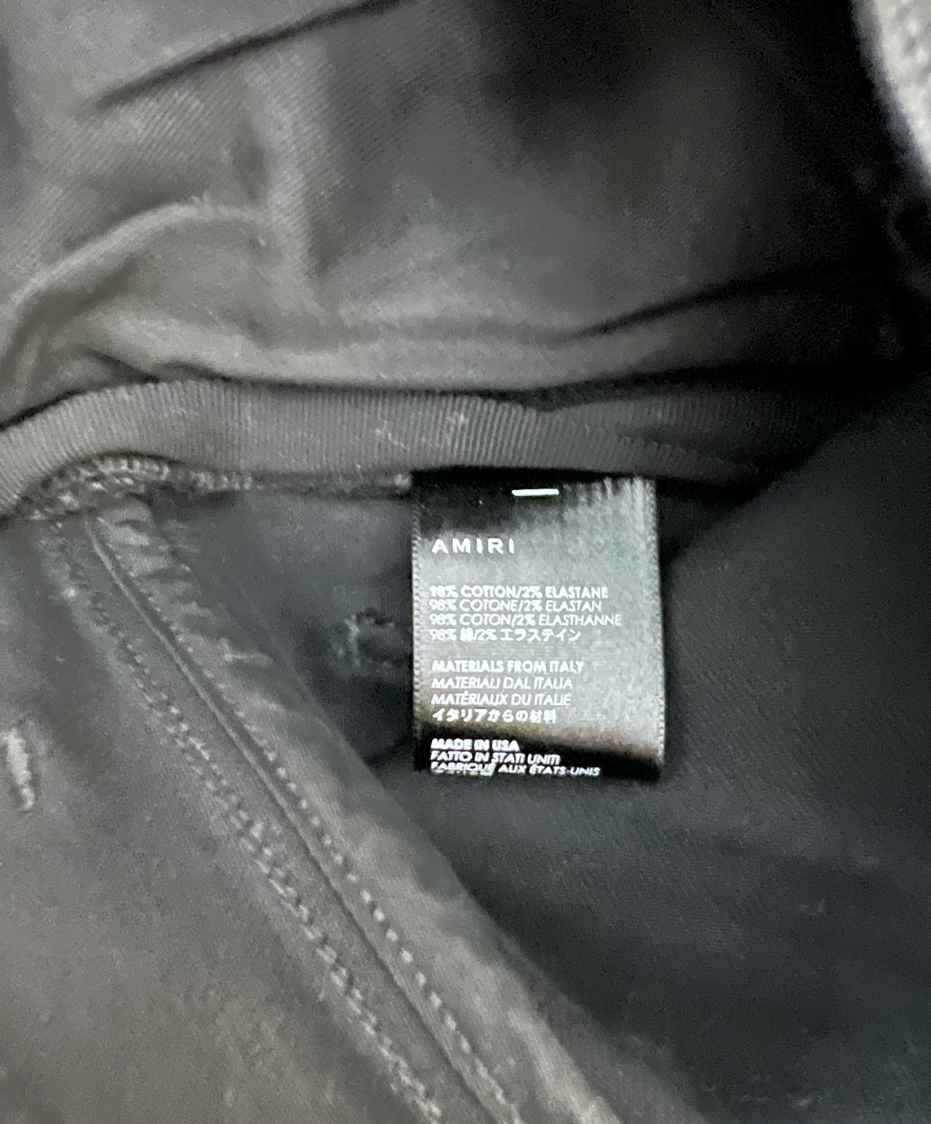 Amiri AMIRI black denim jean Size US 30 / EU 46 - 5 Thumbnail