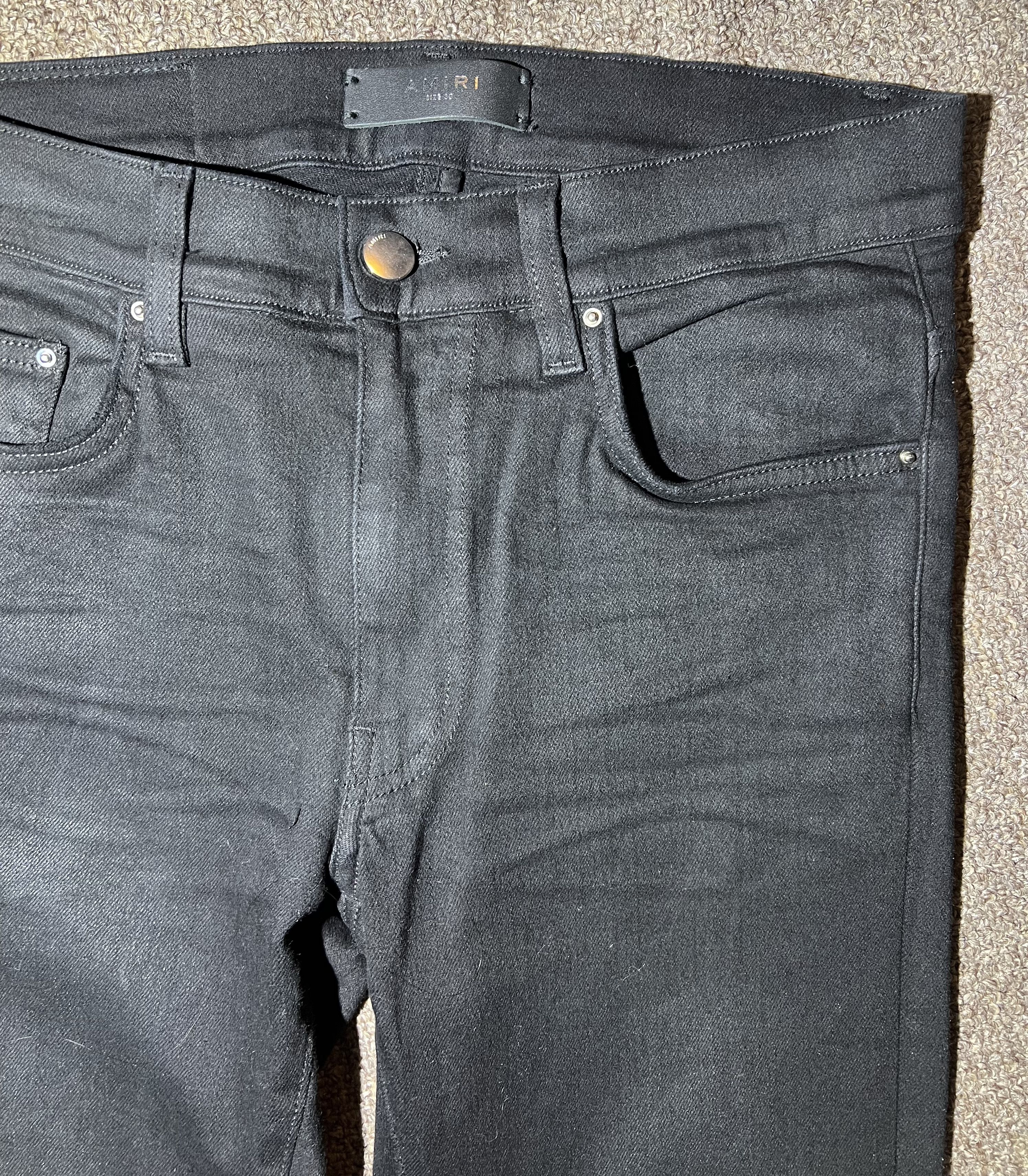 Amiri AMIRI black denim jean Size US 30 / EU 46 - 2 Thumbnail
