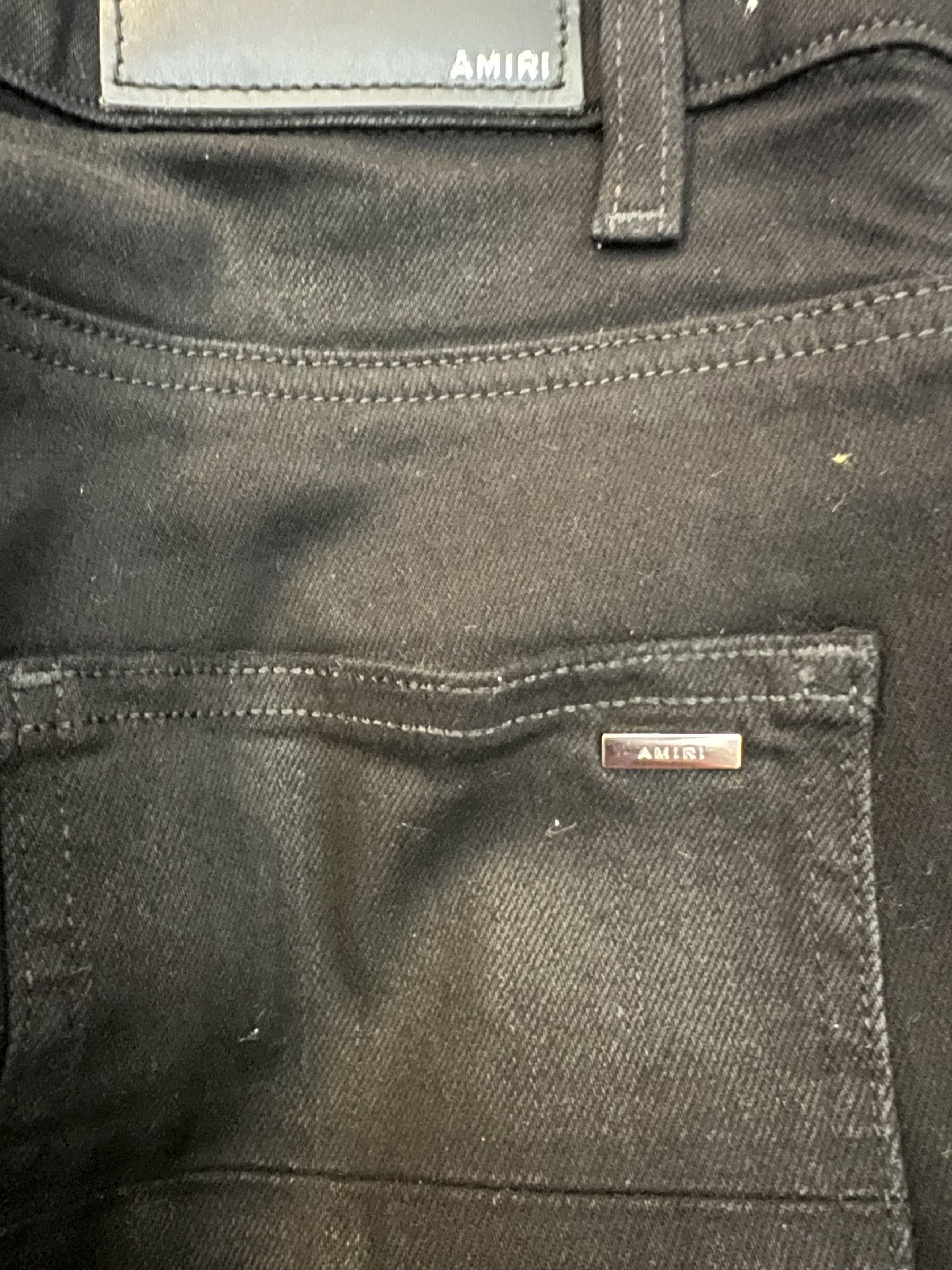 Amiri AMIRI black denim jean Size US 30 / EU 46 - 6 Thumbnail