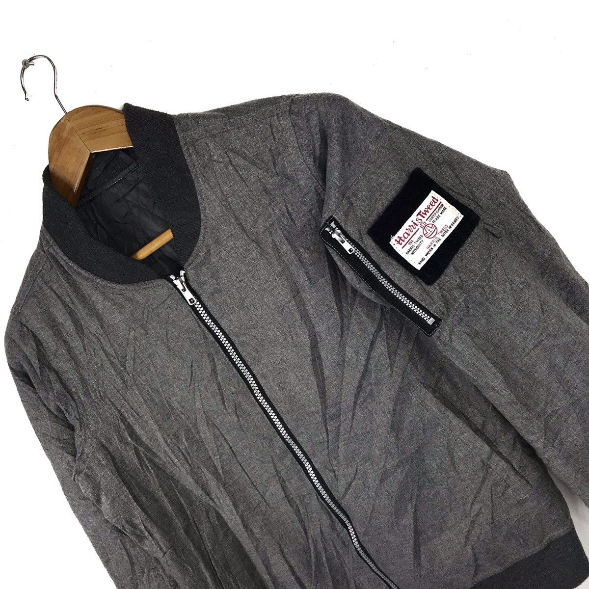 Harris Tweed Harris Tweed Bomber Jacket Size US XS / EU 42 / 0 - 2 Thumbnail