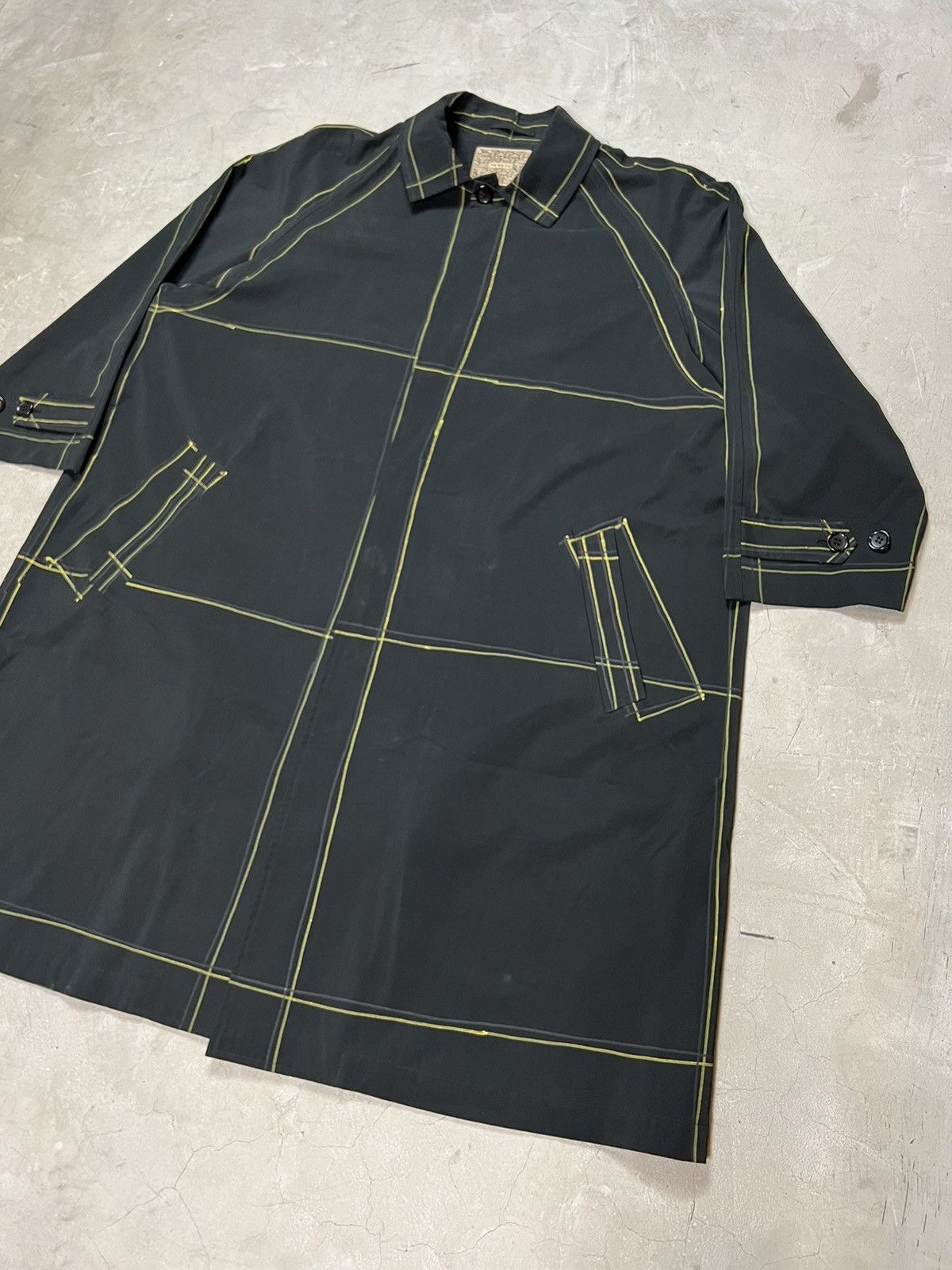 Christopher Nemeth Nemeth Hand Drawn Pattern Trench Coat Size US L / EU 52-54 / 3 - 4 Thumbnail