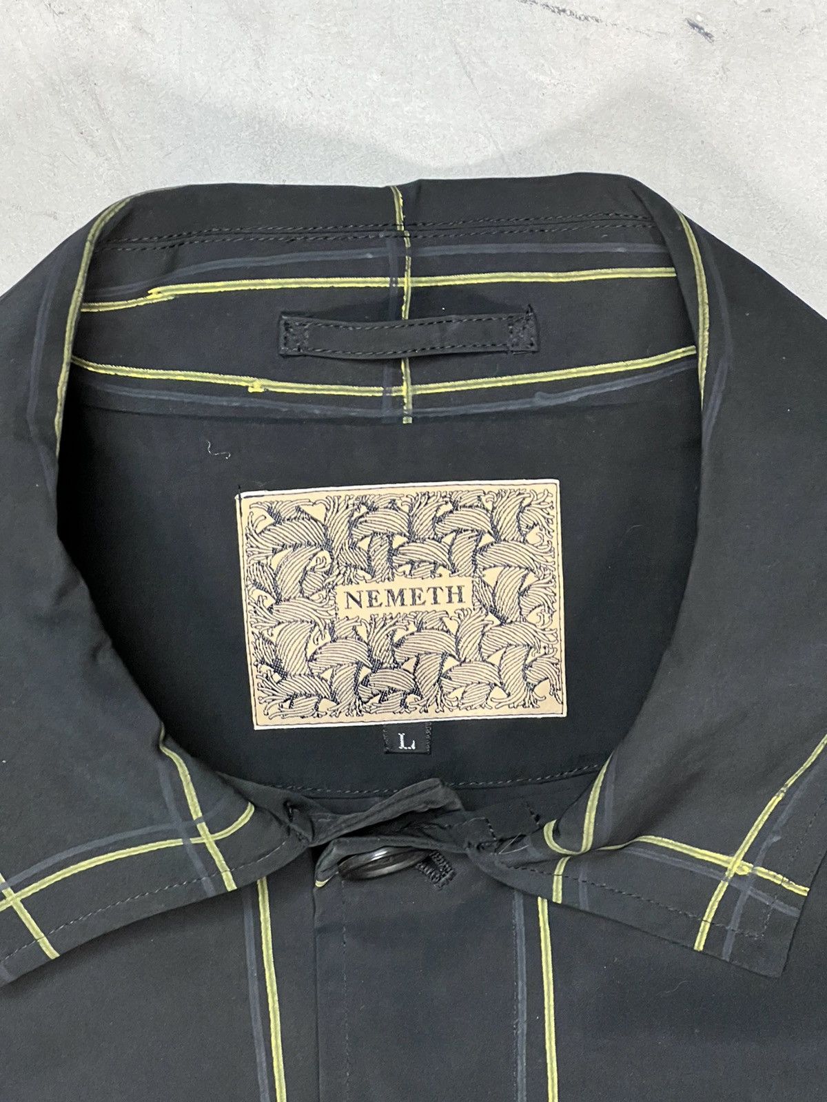 Christopher Nemeth Nemeth Hand Drawn Pattern Trench Coat Size US L / EU 52-54 / 3 - 9 Thumbnail