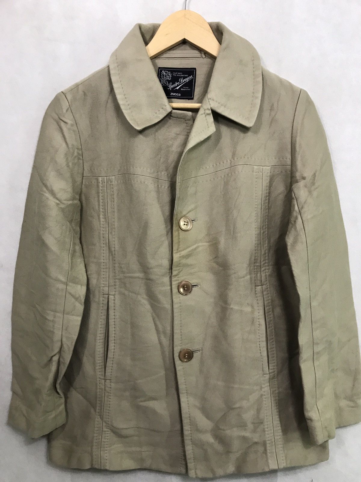 CABANE de ZUCCa ZUCCA SPECTRO DRAGON LUXURY CHORE JACKET MADE IN JAPAN Size US S / EU 44-46 / 1 - 4 Thumbnail