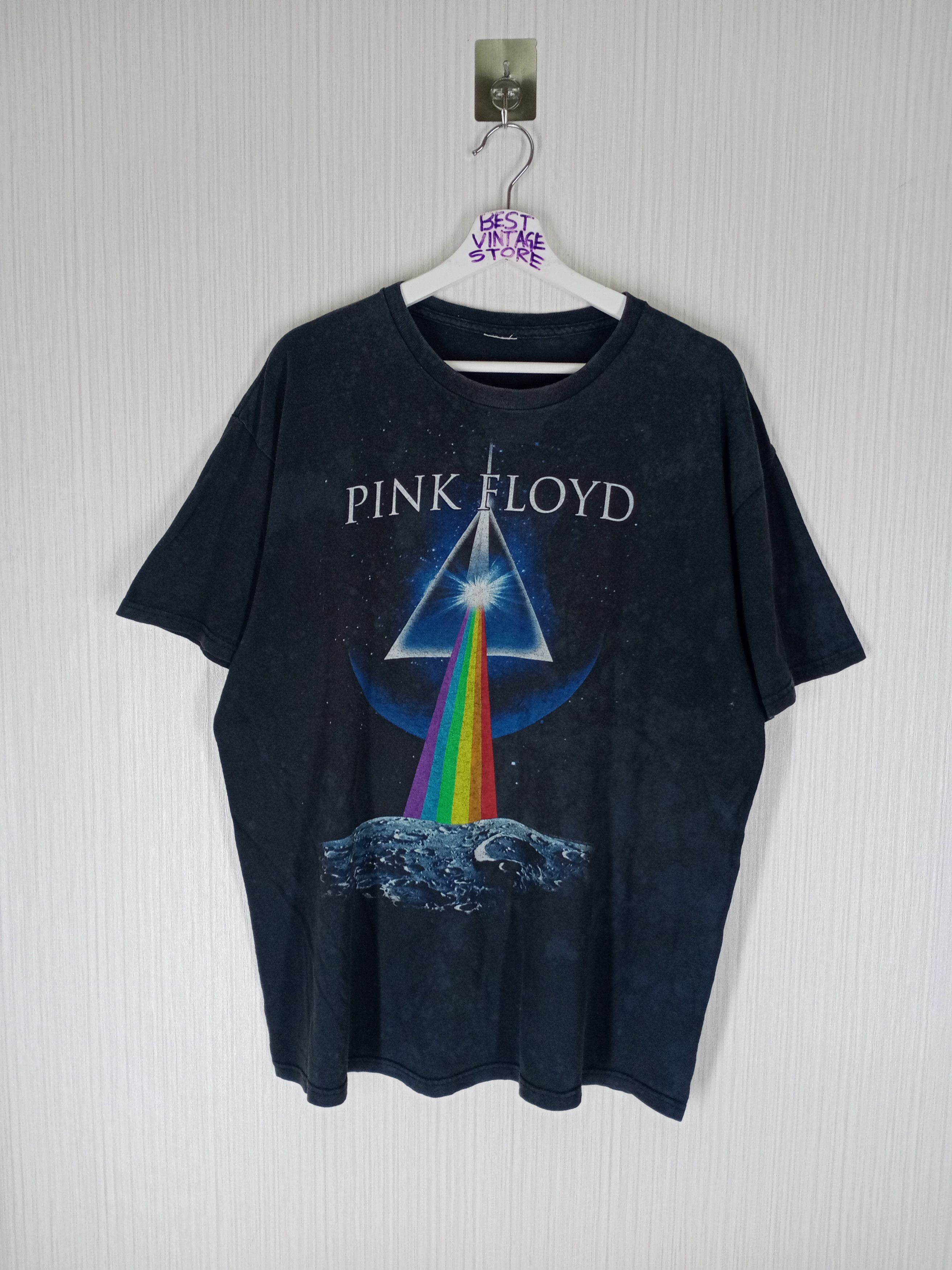 Pink Floyd Vintage Pink Floyd Dark side of the moon Tshirt Size US XL / EU 56 / 4 - 1 Thumbnail