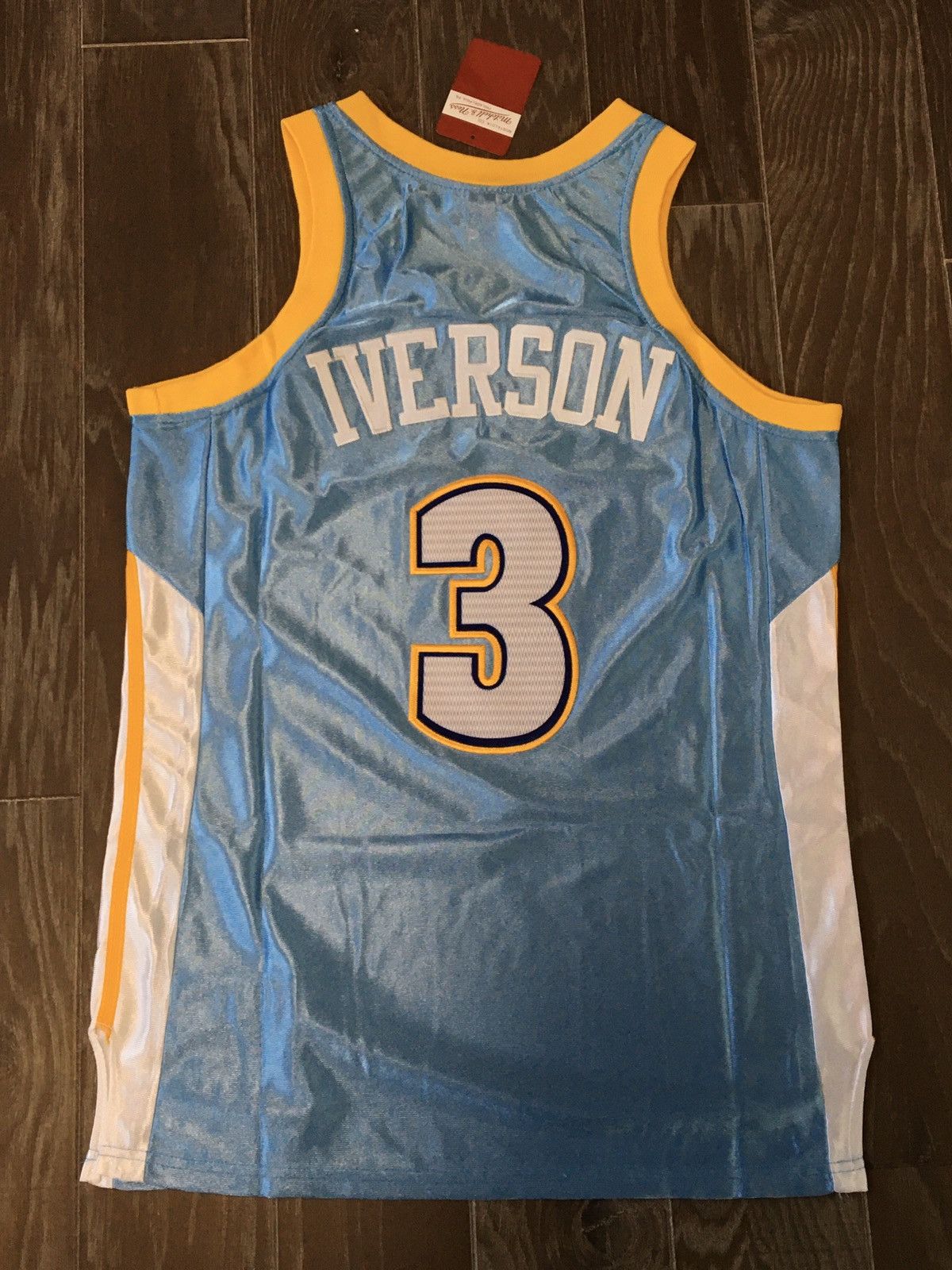 NBA Allen Iverson Denver Nuggets Jersey Size US M / EU 48-50 / 2 - 2 Thumbnail