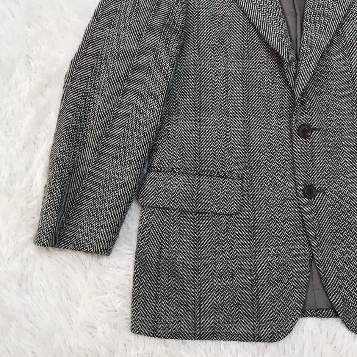 Burberry Wool & Cashmere Burberry Blazer / Jacket / Coat Size US S / EU 44-46 / 1 - 3 Thumbnail