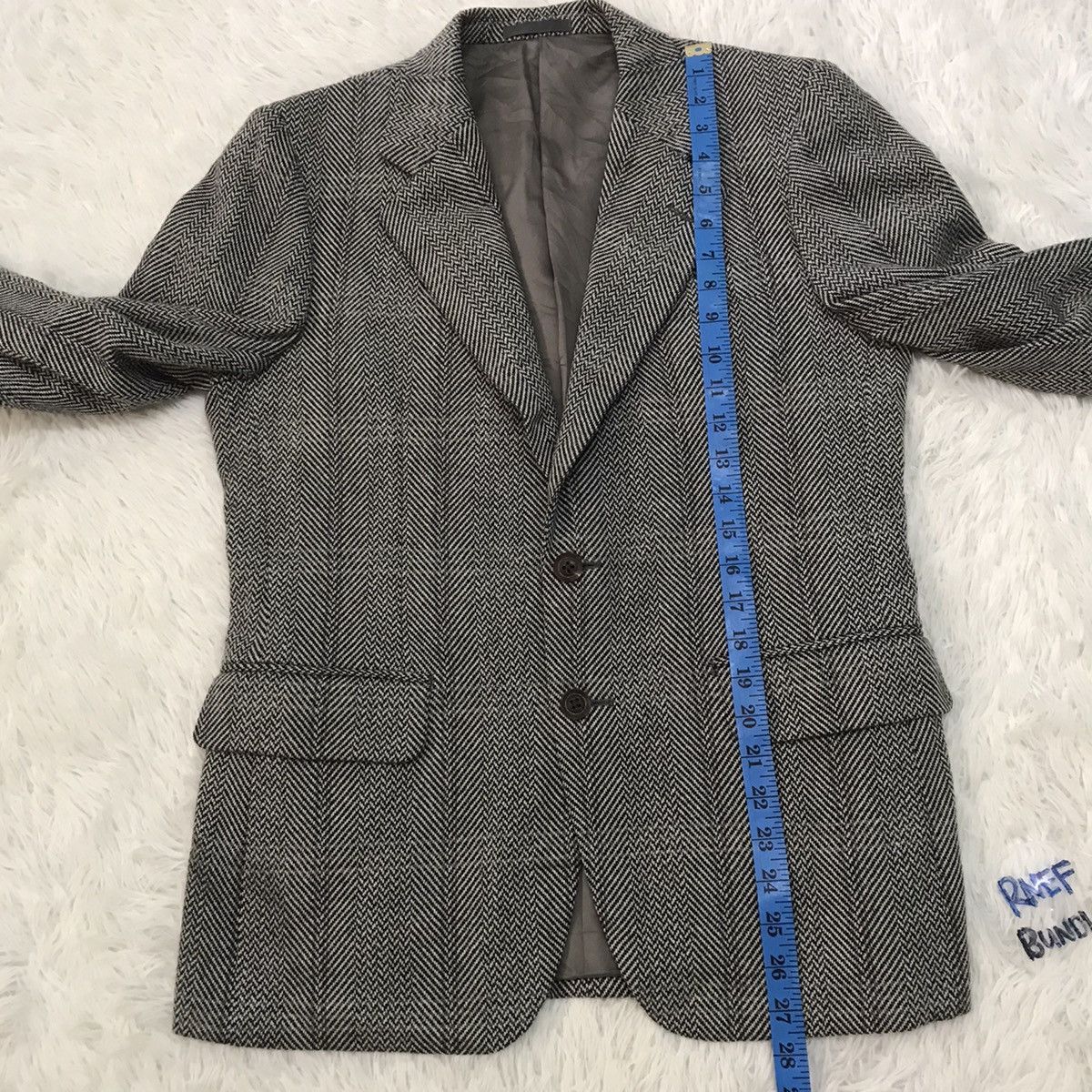 Burberry Wool & Cashmere Burberry Blazer / Jacket / Coat Size US S / EU 44-46 / 1 - 8 Thumbnail