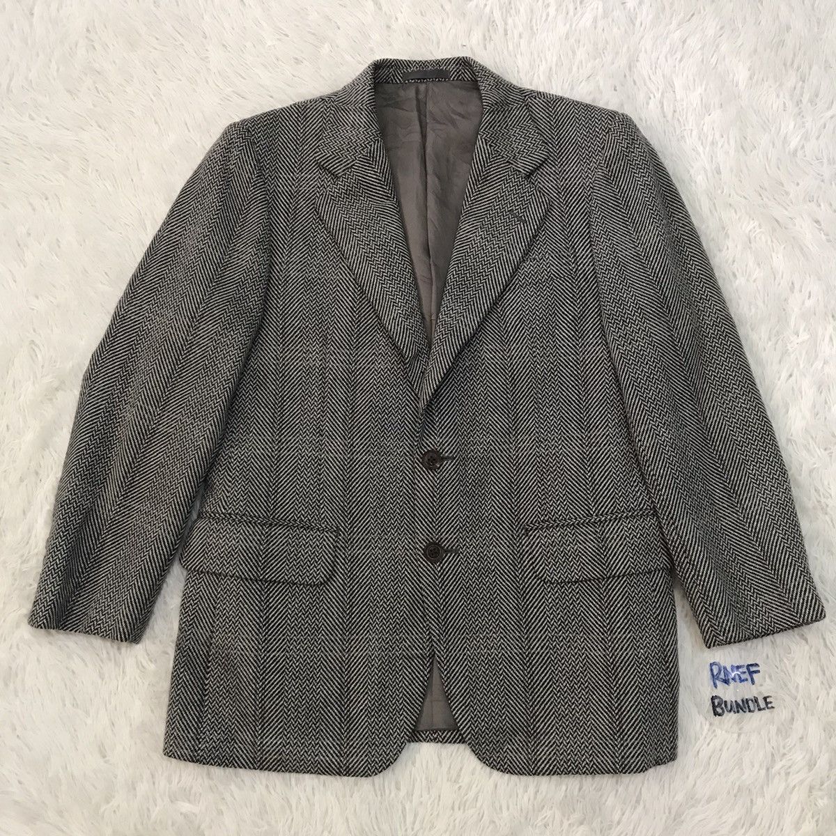 Burberry Wool & Cashmere Burberry Blazer / Jacket / Coat Size US S / EU 44-46 / 1 - 1 Thumbnail
