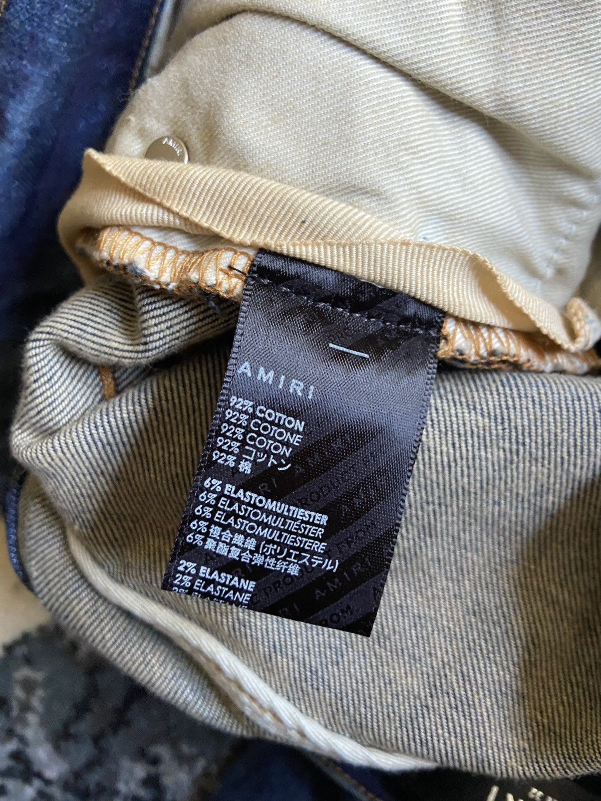 Amiri AMIRI Old English Logo Jean Size US 32 / EU 48 - 8 Thumbnail