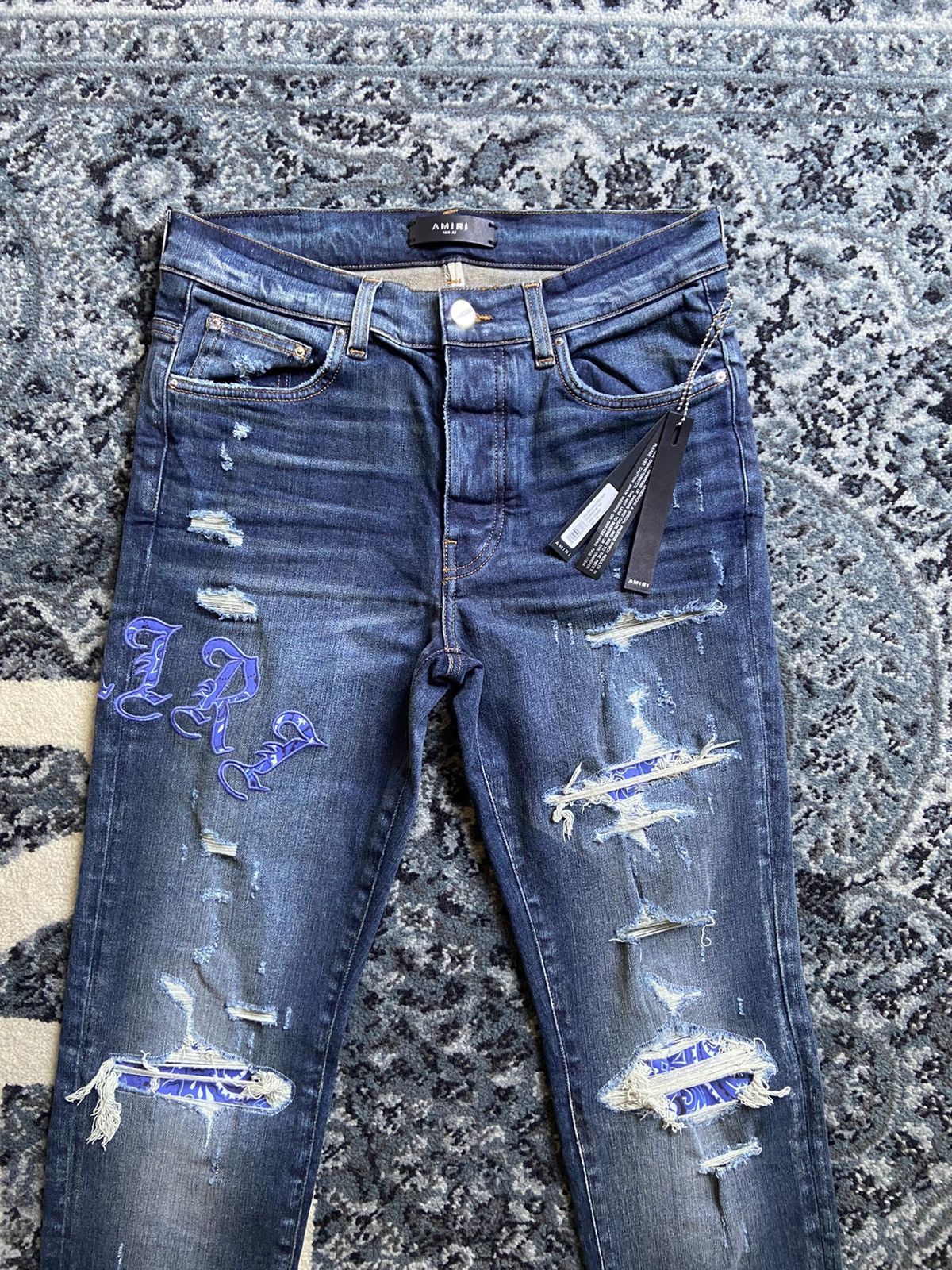 Amiri AMIRI Old English Logo Jean Size US 32 / EU 48 - 3 Thumbnail