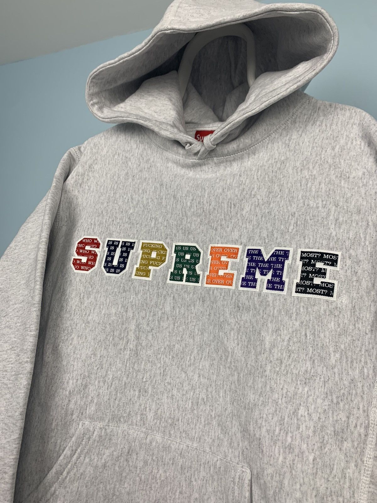 Supreme 2019 Supreme The Most Hooded Sweatshirt Ash Grey Medium Size US M / EU 48-50 / 2 - 2 Thumbnail