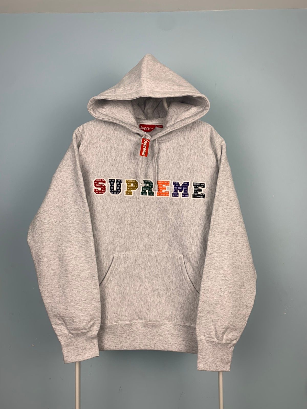 Supreme 2019 Supreme The Most Hooded Sweatshirt Ash Grey Medium