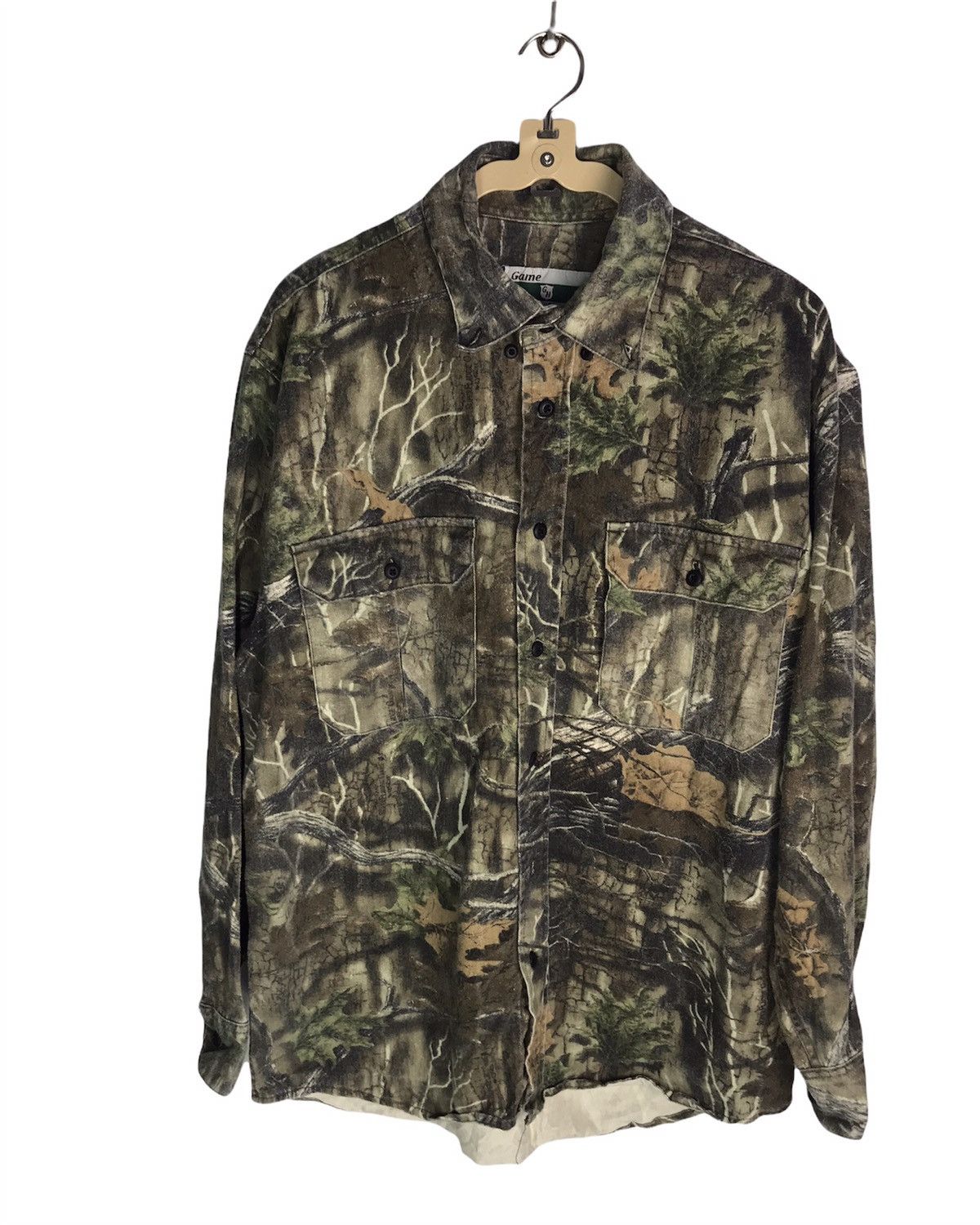 Japanese Brand Fullprint real tree button shirt flannel by game hunter Size US M / EU 48-50 / 2 - 1 Thumbnail