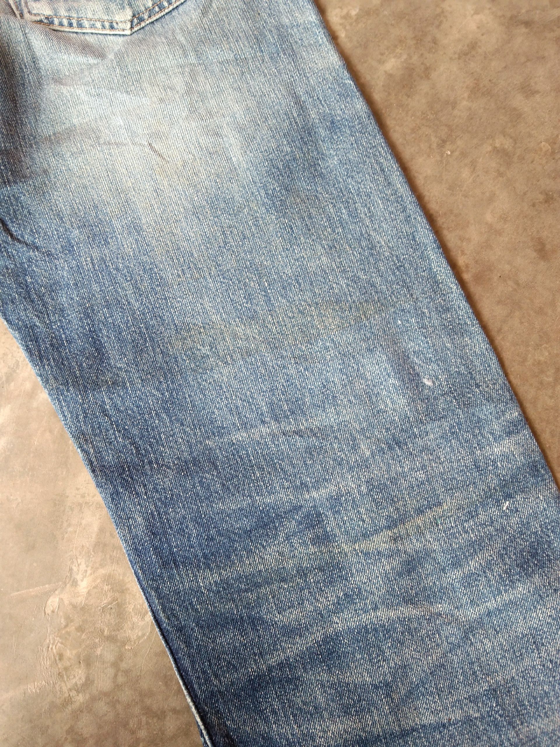 Levi's Vintage Levis 501 Rusty Wash Straight Leg Distressed Jeans Size US 34 / EU 50 - 5 Thumbnail