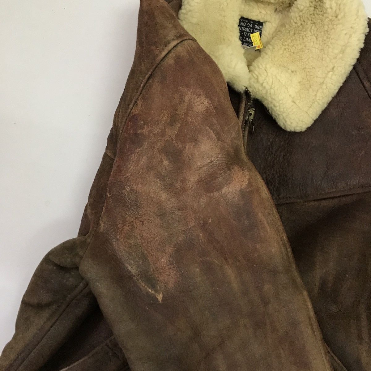 Avirex × Vintage 90s Avirex B-6 sheepskin leather products Jacket Size US M / EU 48-50 / 2 - 14 Thumbnail