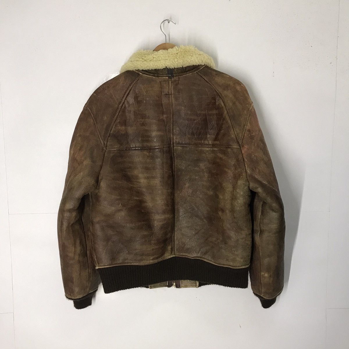 Avirex × Vintage 90s Avirex B-6 sheepskin leather products Jacket Size US M / EU 48-50 / 2 - 5 Thumbnail
