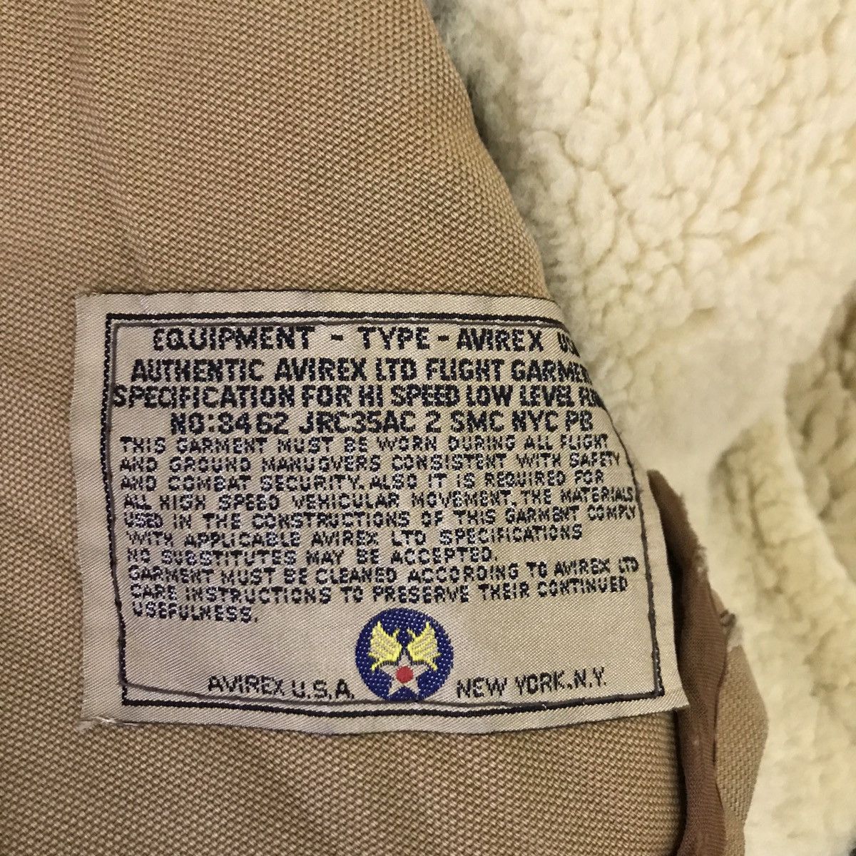 Avirex × Vintage 90s Avirex B-6 sheepskin leather products Jacket Size US M / EU 48-50 / 2 - 11 Thumbnail