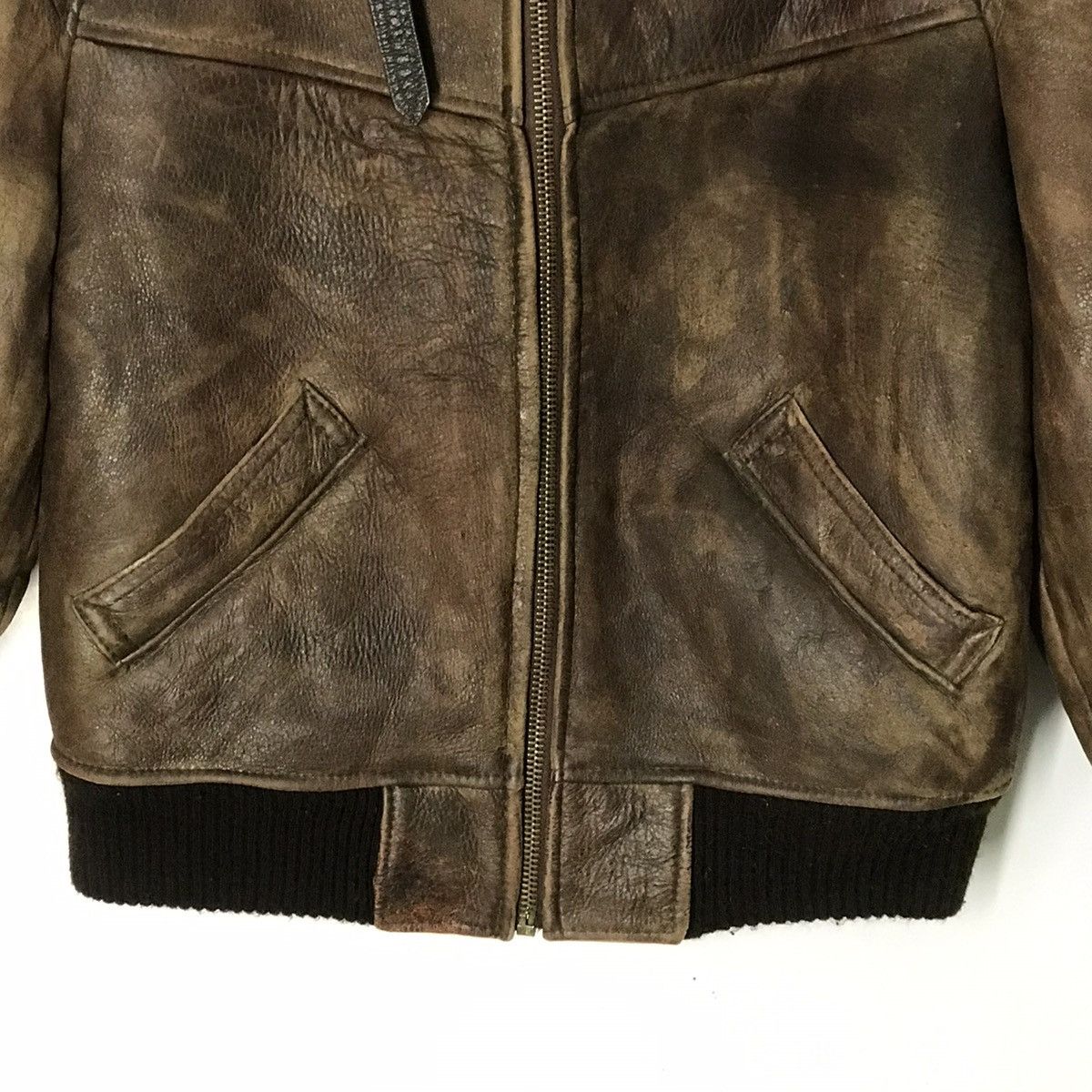 Avirex × Vintage 90s Avirex B-6 sheepskin leather products Jacket Size US M / EU 48-50 / 2 - 4 Thumbnail