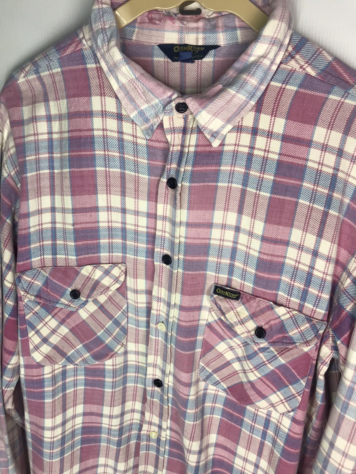 Flannel × Oshkosh × Vintage Oshkosh distressed flannel Size US L / EU 52-54 / 3 - 5 Thumbnail