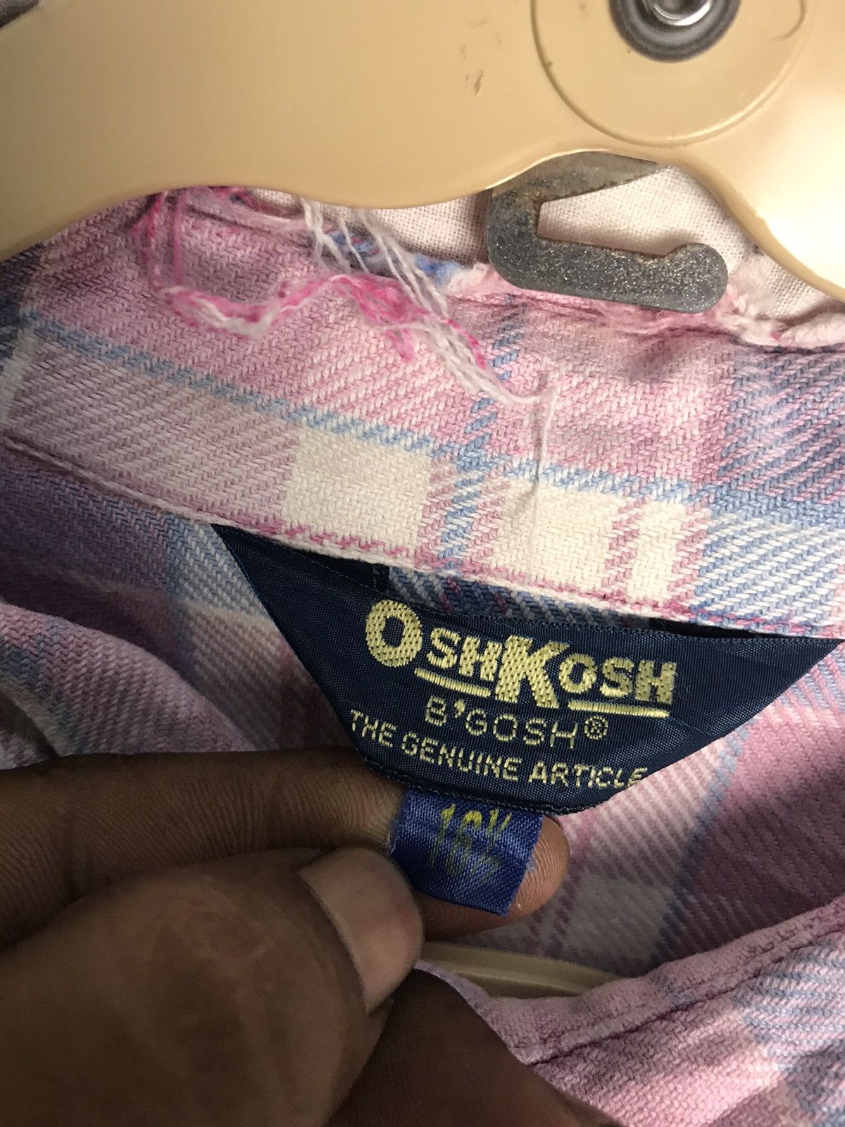 Flannel × Oshkosh × Vintage Oshkosh distressed flannel Size US L / EU 52-54 / 3 - 3 Thumbnail