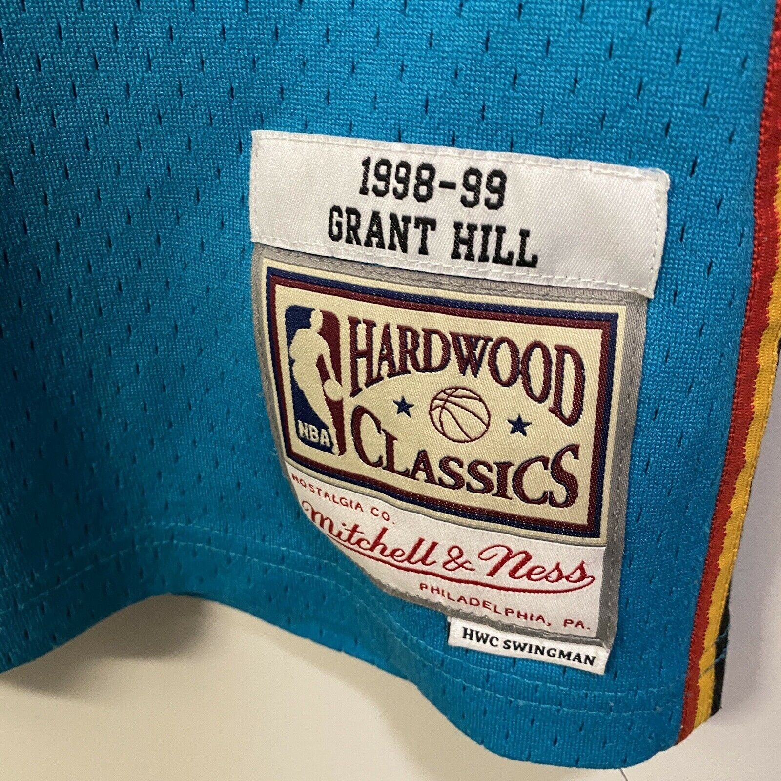 Mitchell & Ness × NBA × Vintage Mitchell & Ness NBA Swingman Road Jersey Pistons Size US M / EU 48-50 / 2 - 3 Thumbnail