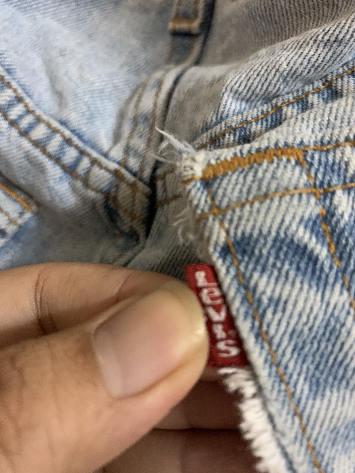 Levi's Vintage Clothing Vintage 90’s Levis Short Denim Jeans Size US 38 / EU 54 - 8 Thumbnail