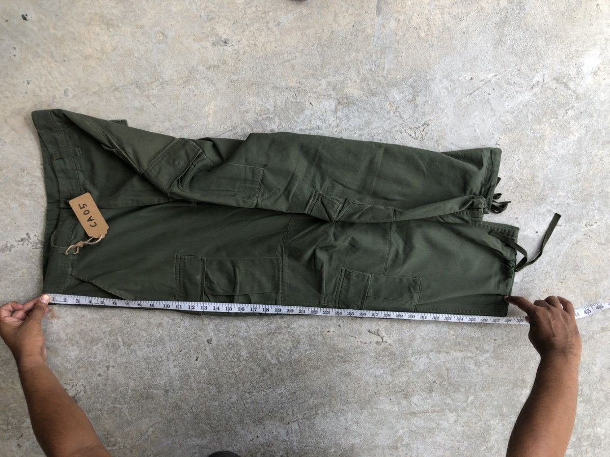 Vintage vintage Army Cargo Pants Navy Green Size US 32 / EU 48 - 12 Thumbnail