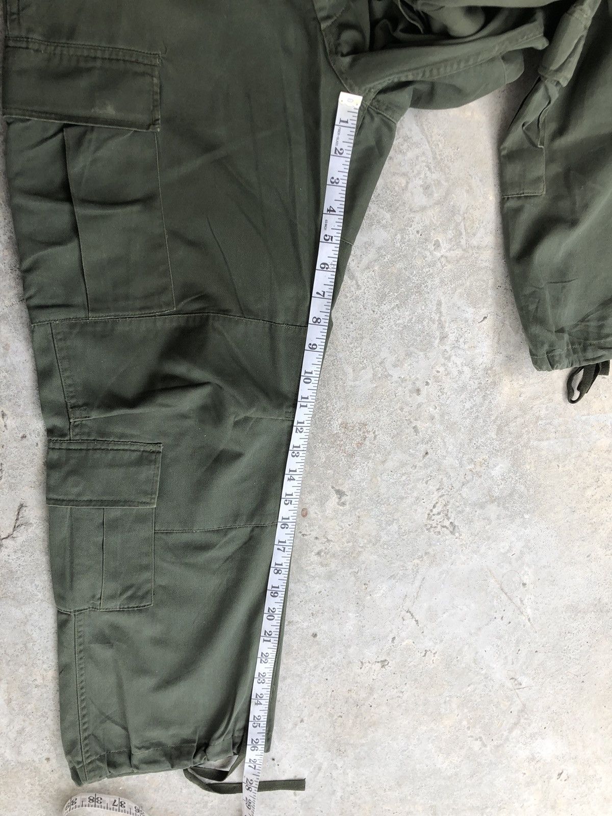Vintage vintage Army Cargo Pants Navy Green Size US 32 / EU 48 - 11 Thumbnail