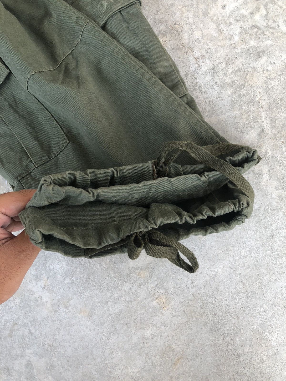 Vintage vintage Army Cargo Pants Navy Green Size US 32 / EU 48 - 6 Thumbnail