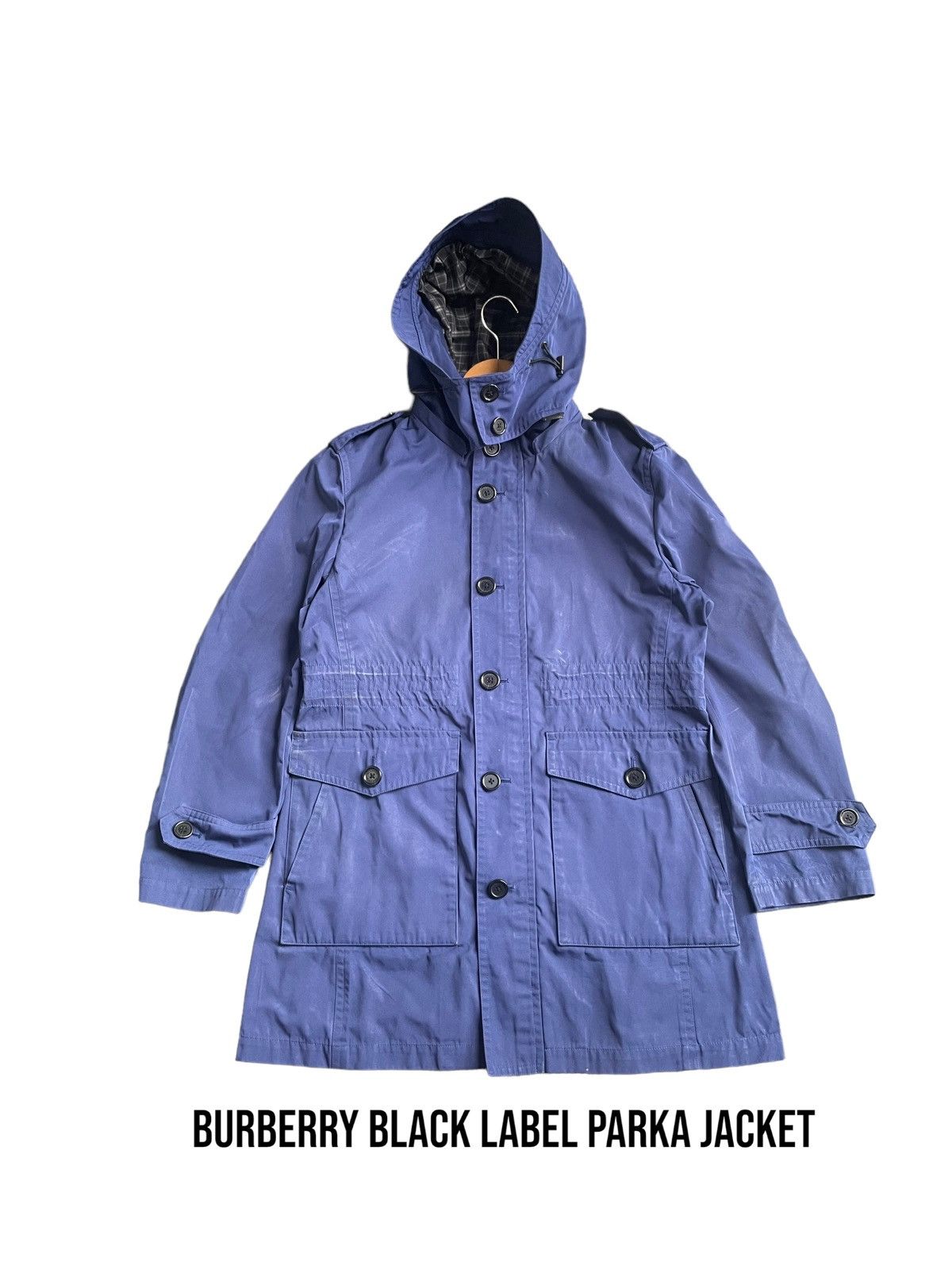 Burberry × Designer Burberry Black Label Smoke Parka Jacket Size US L / EU 52-54 / 3 - 1 Thumbnail
