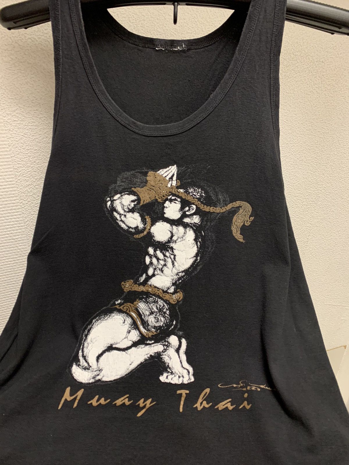 Other Muay Thai ultimate fighting human fight M-L sz sleeveless Size US M / EU 48-50 / 2 - 3 Thumbnail