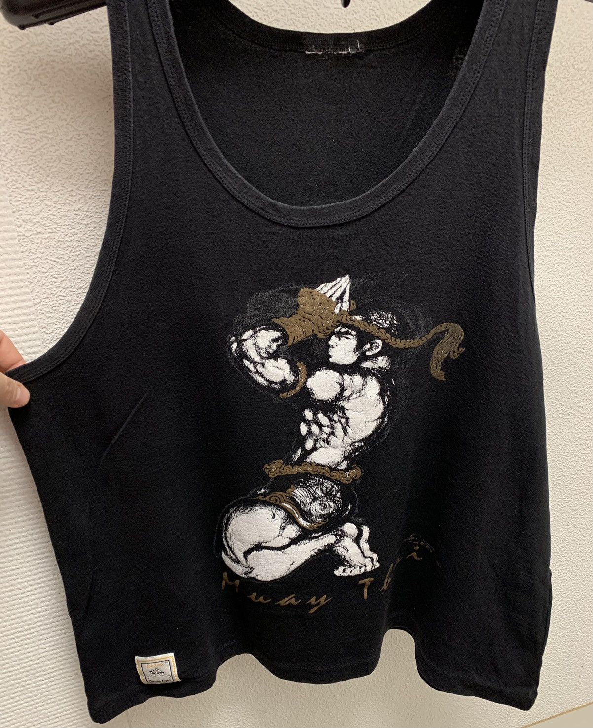 Other Muay Thai ultimate fighting human fight M-L sz sleeveless Size US M / EU 48-50 / 2 - 2 Thumbnail