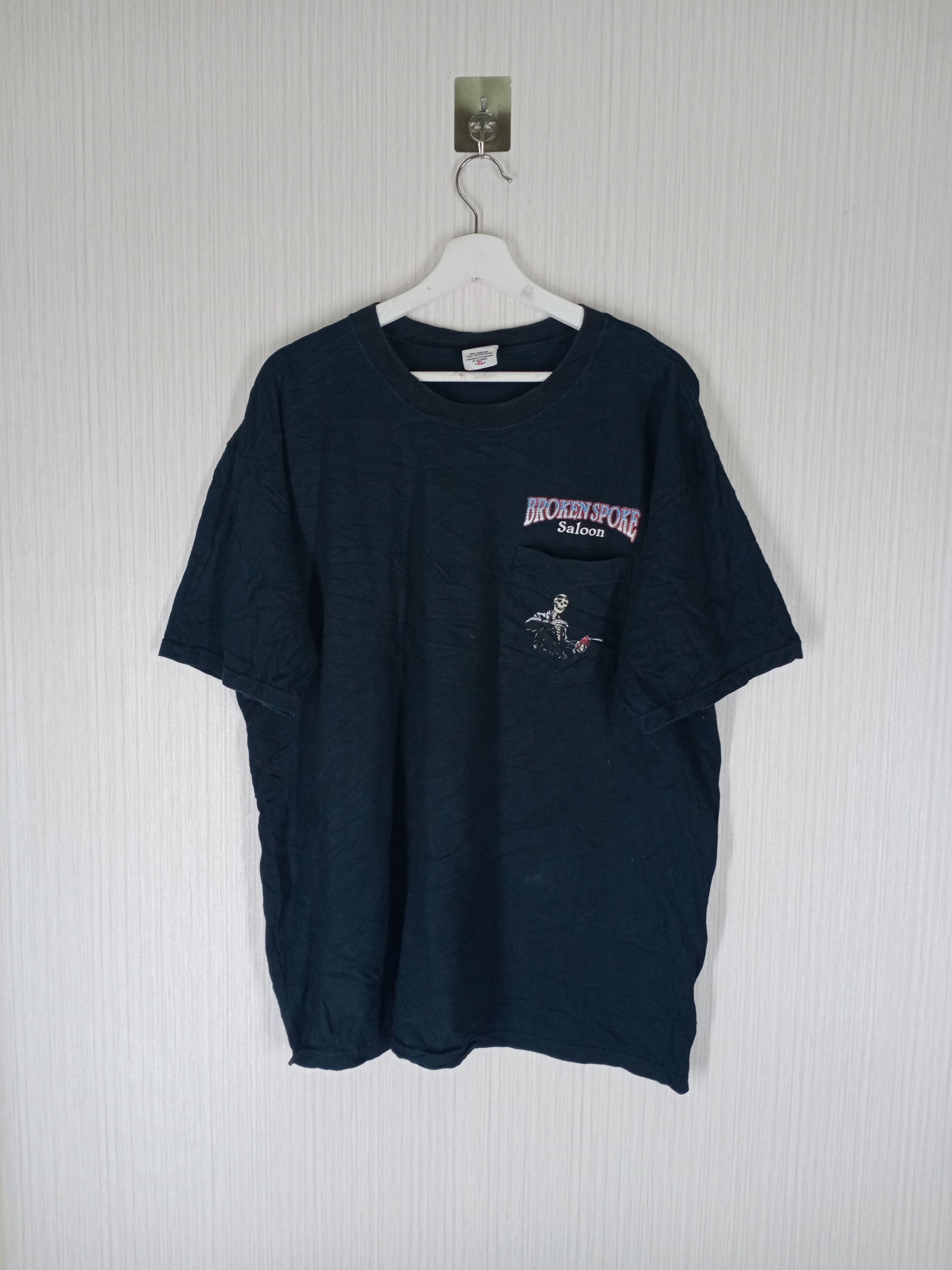 Harley Davidson Vintage Broken Spoke Saloon Tshirt Size US XL / EU 56 / 4 - 2 Thumbnail
