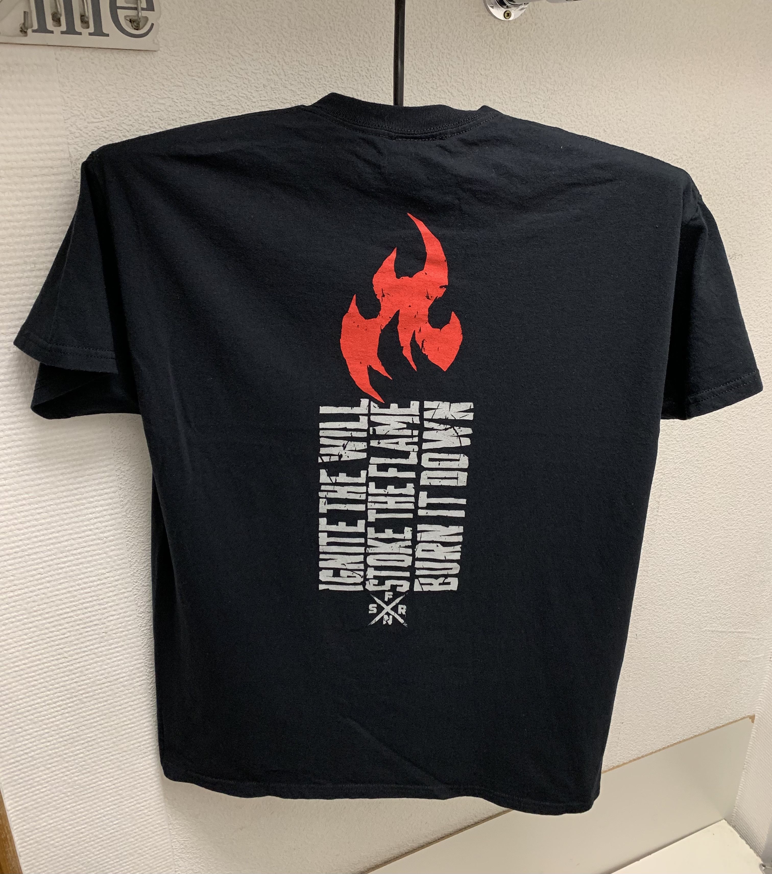 WWE Seth Rollins ignite the will t-shirt wwe L black big logo Size US L / EU 52-54 / 3 - 4 Thumbnail