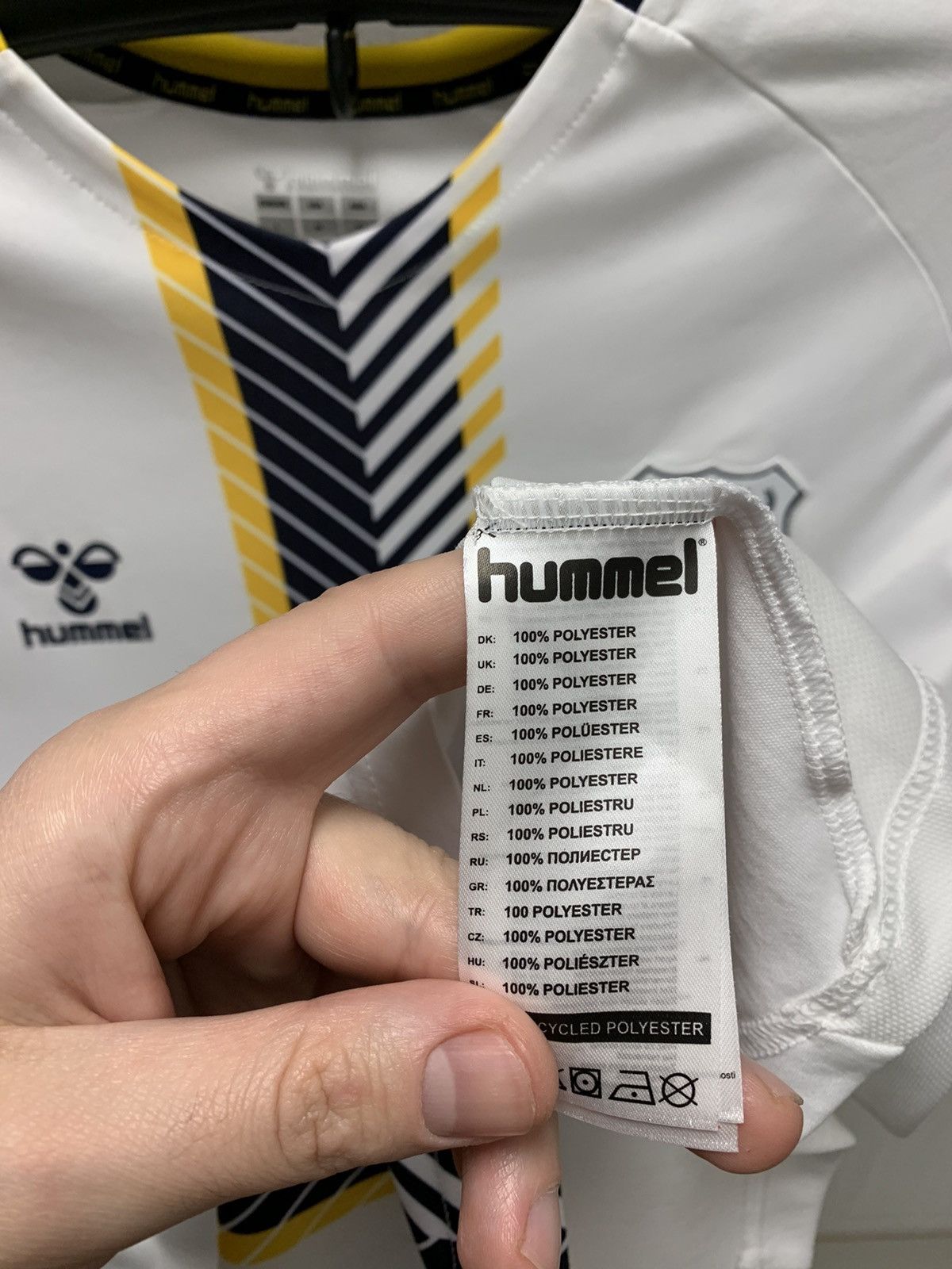 Hummel Everton 6 Allan apl patch white soccer jersey L Hummel cazoo Size US L / EU 52-54 / 3 - 5 Thumbnail