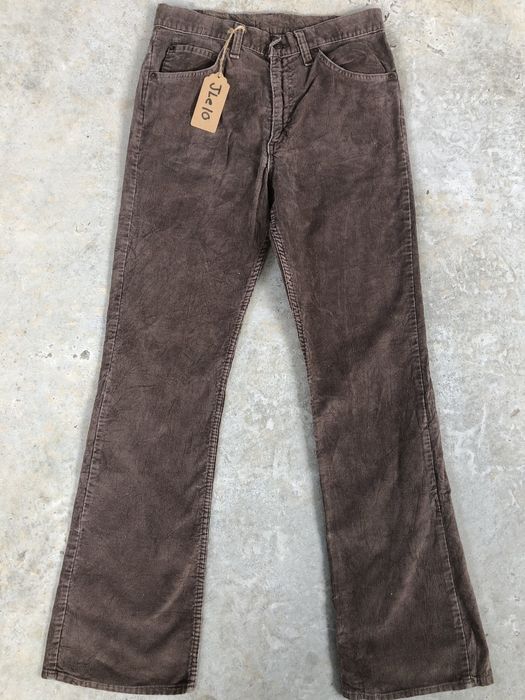 Vintage Vintage 70's Levi's Corduroy Flared Jeans 617 | Grailed