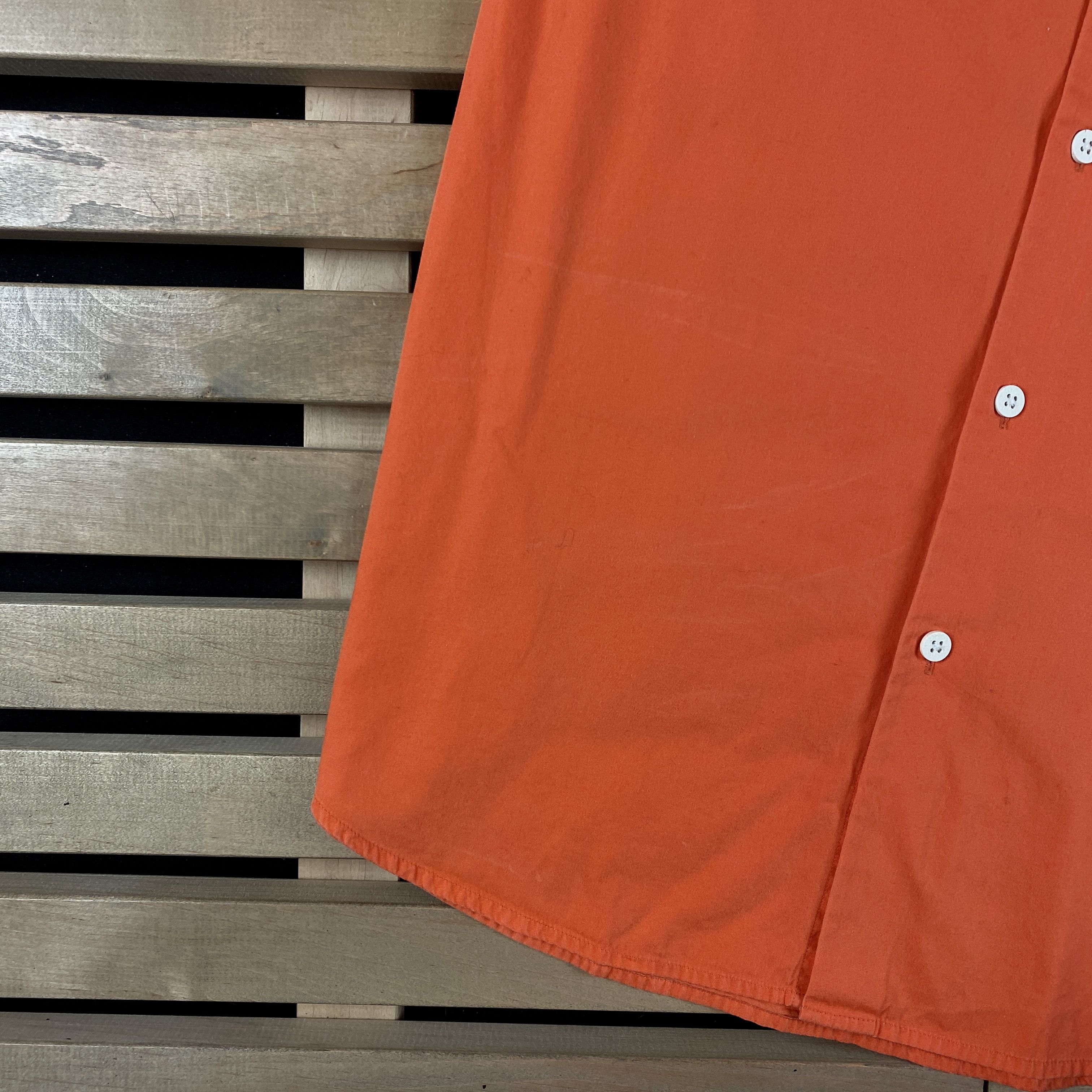 Vintage Mens Shirt Short Sleeve Givenchy Vintage Size 40 Size US L / EU 52-54 / 3 - 3 Thumbnail